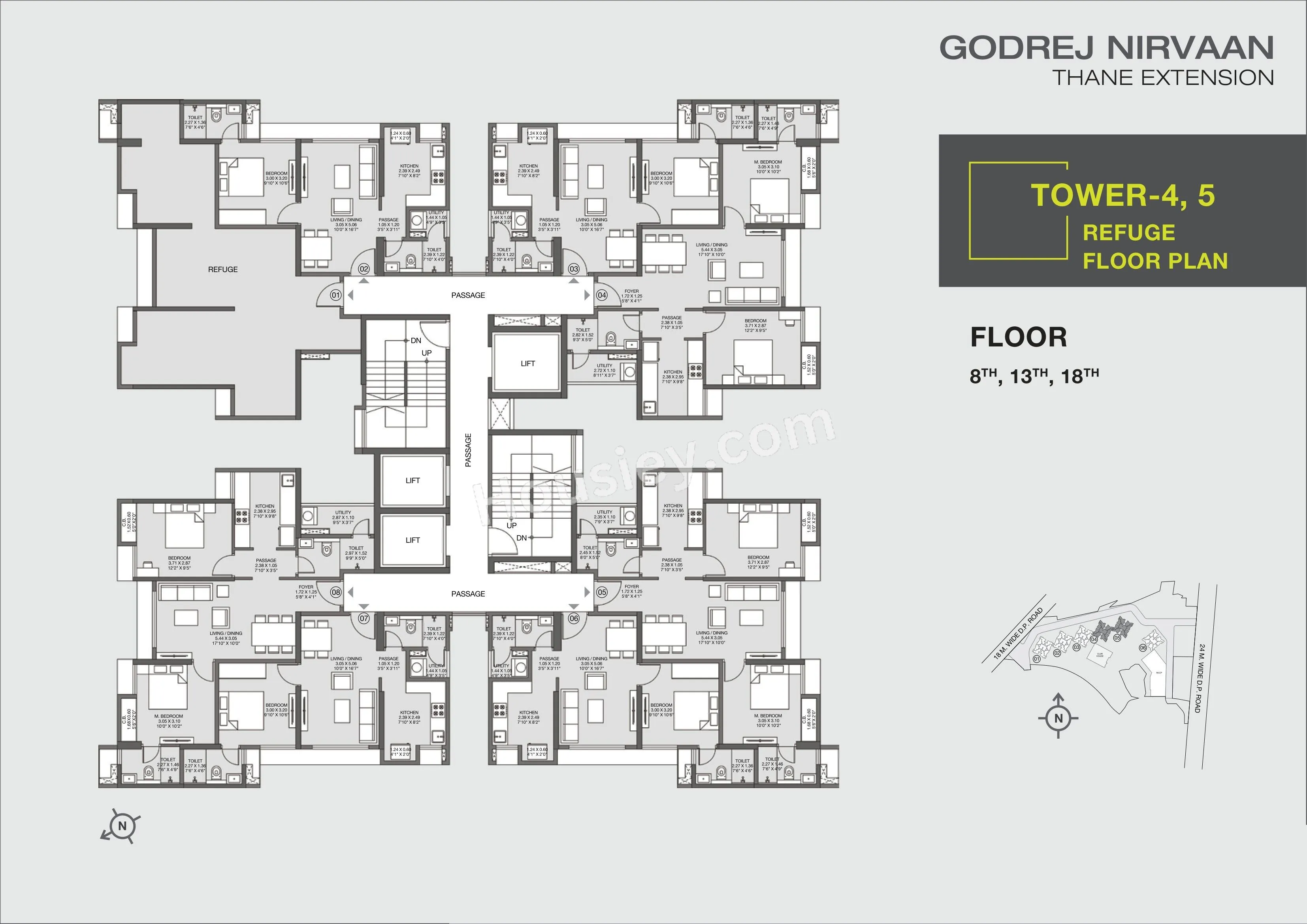 Godrej Nirvaan Floor plan 5