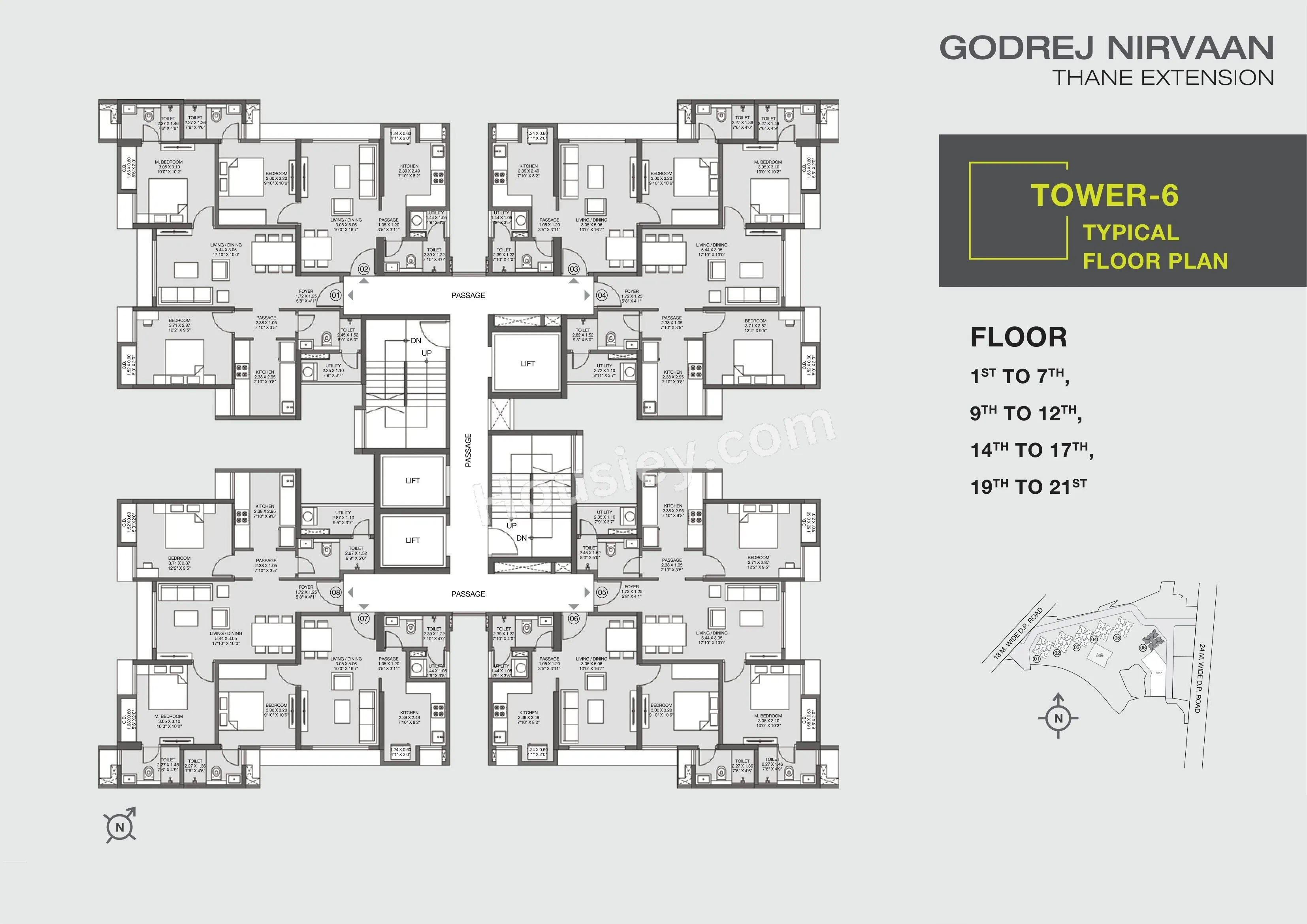 Godrej Nirvaan Floor plan 8