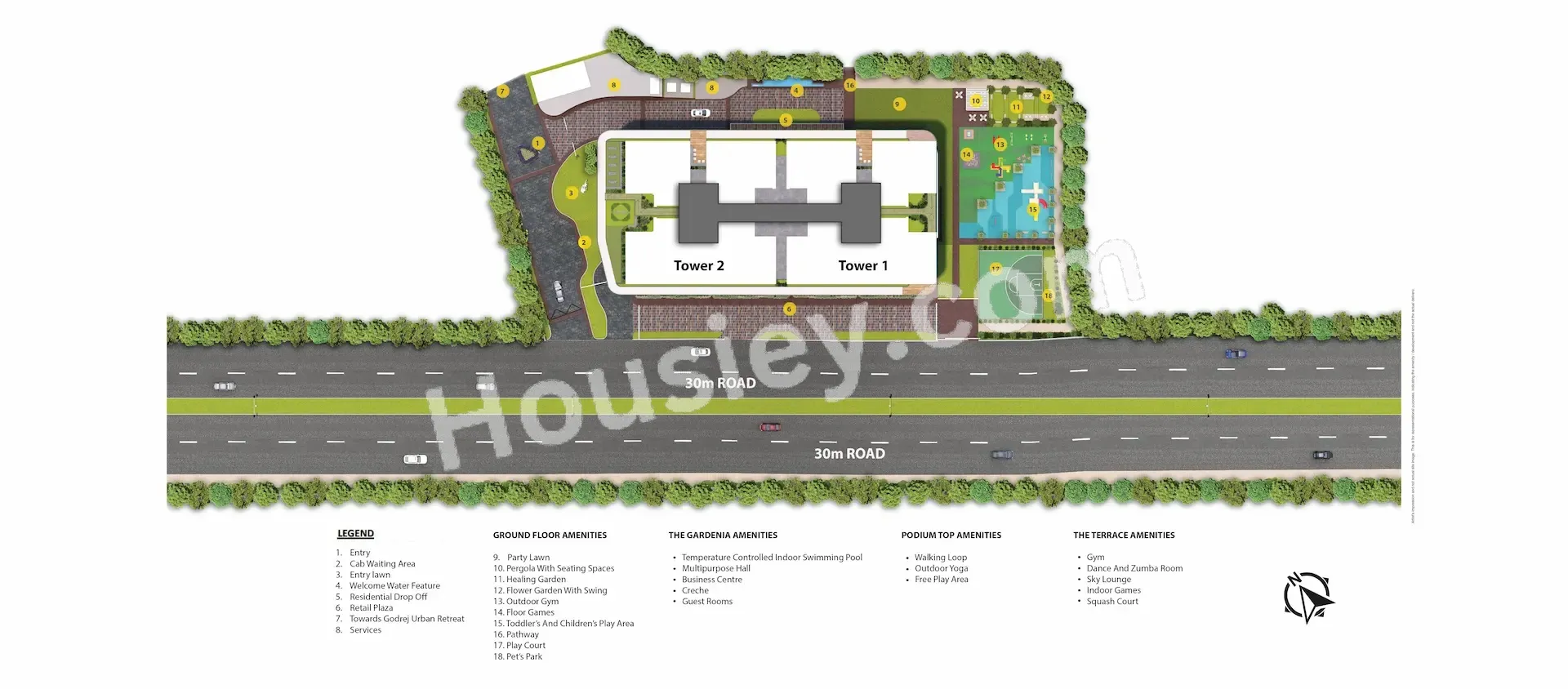 Godrej River Crest Floor plan 1