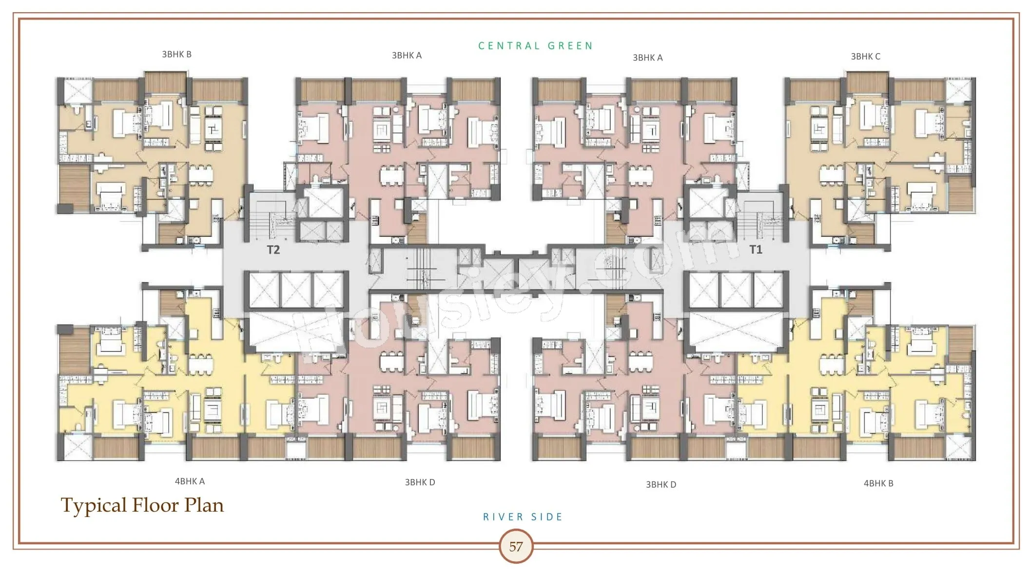 Godrej River Crest Floor plan 3