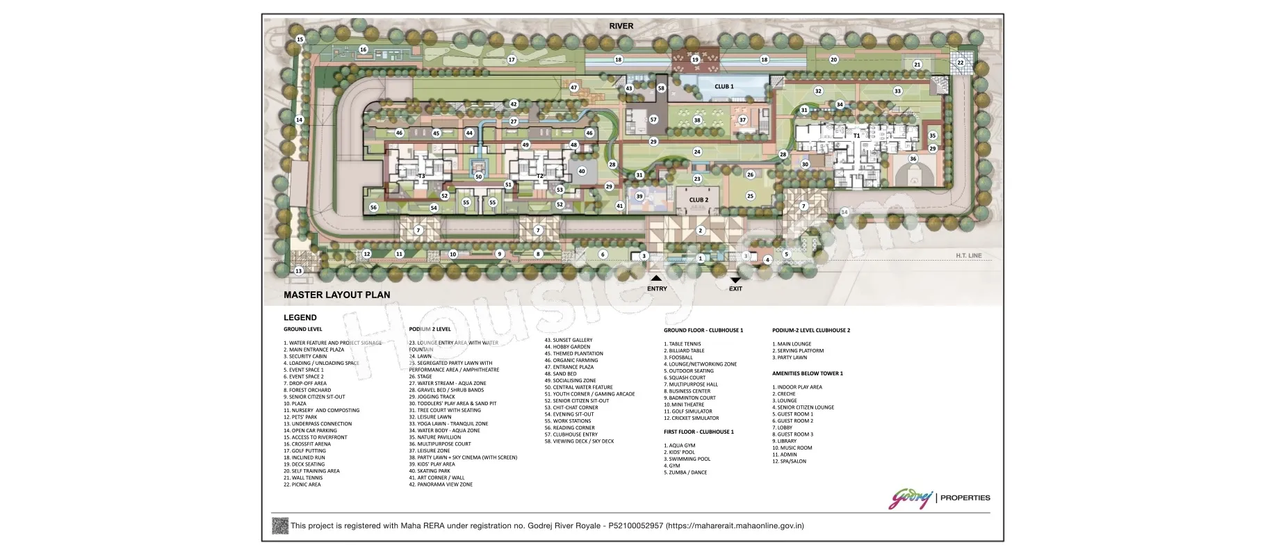 Godrej River Royale Master Plan
