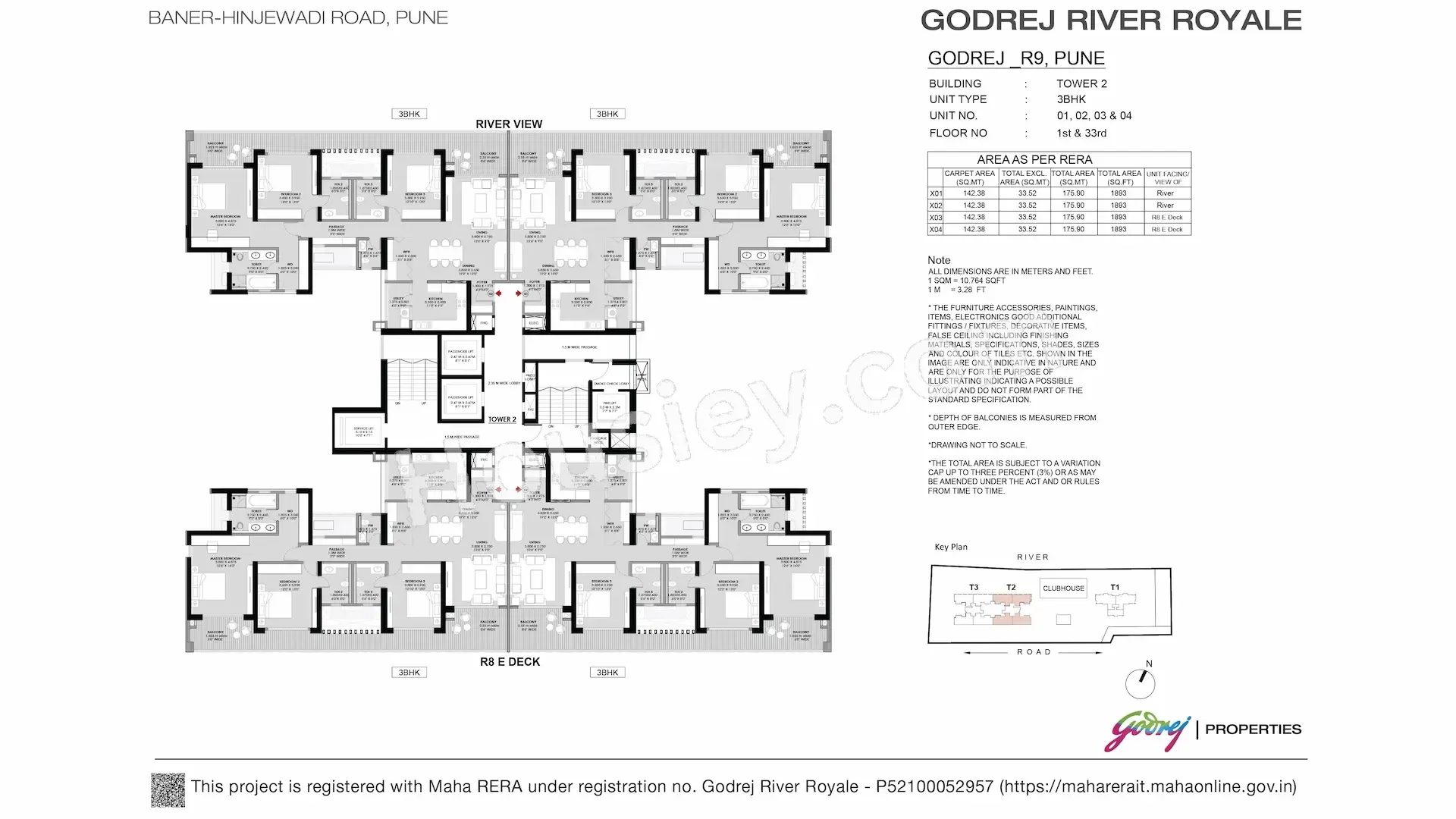 Godrej River Royale Floor plan 1