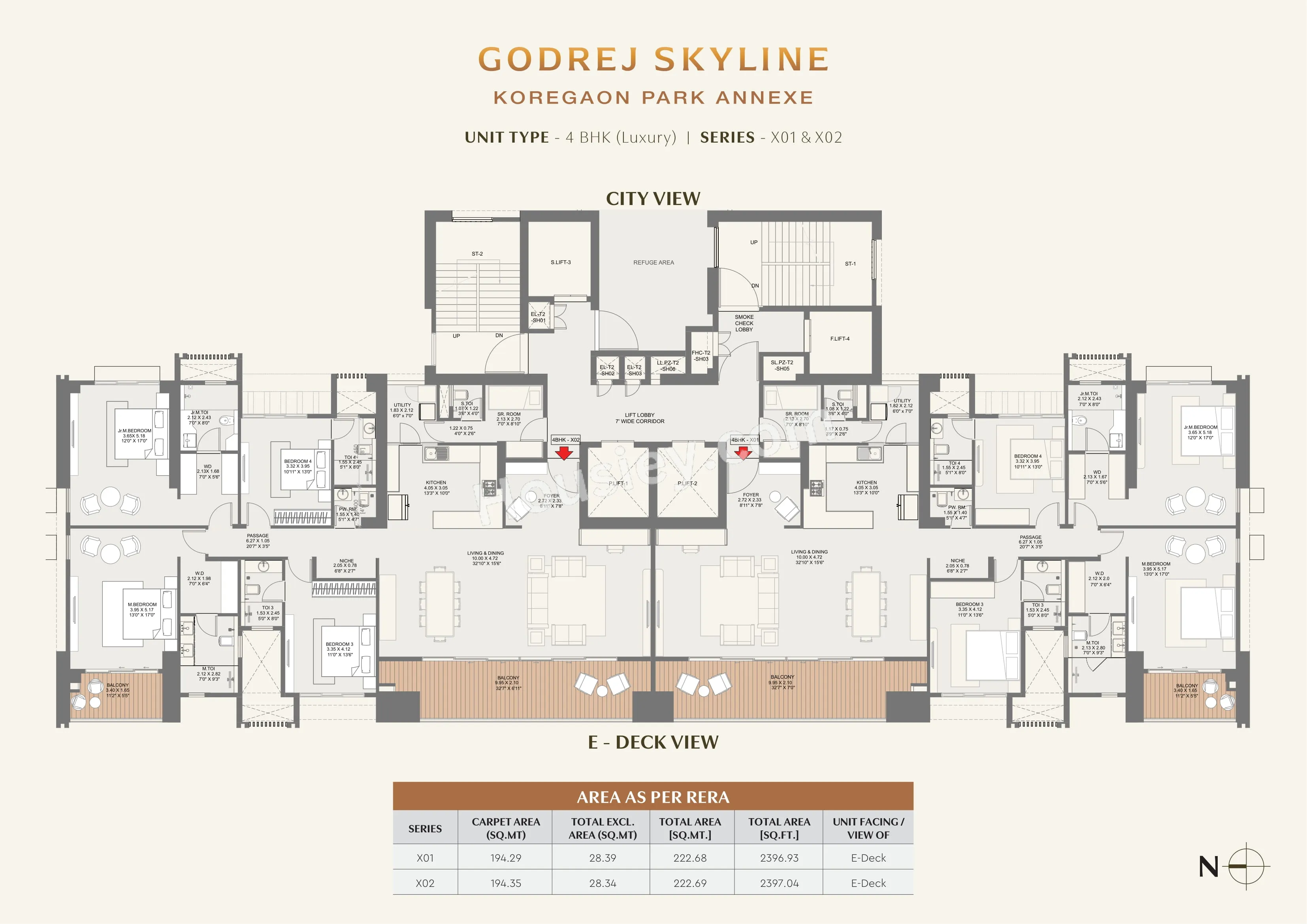 Godrej Skyline Floor plan 2