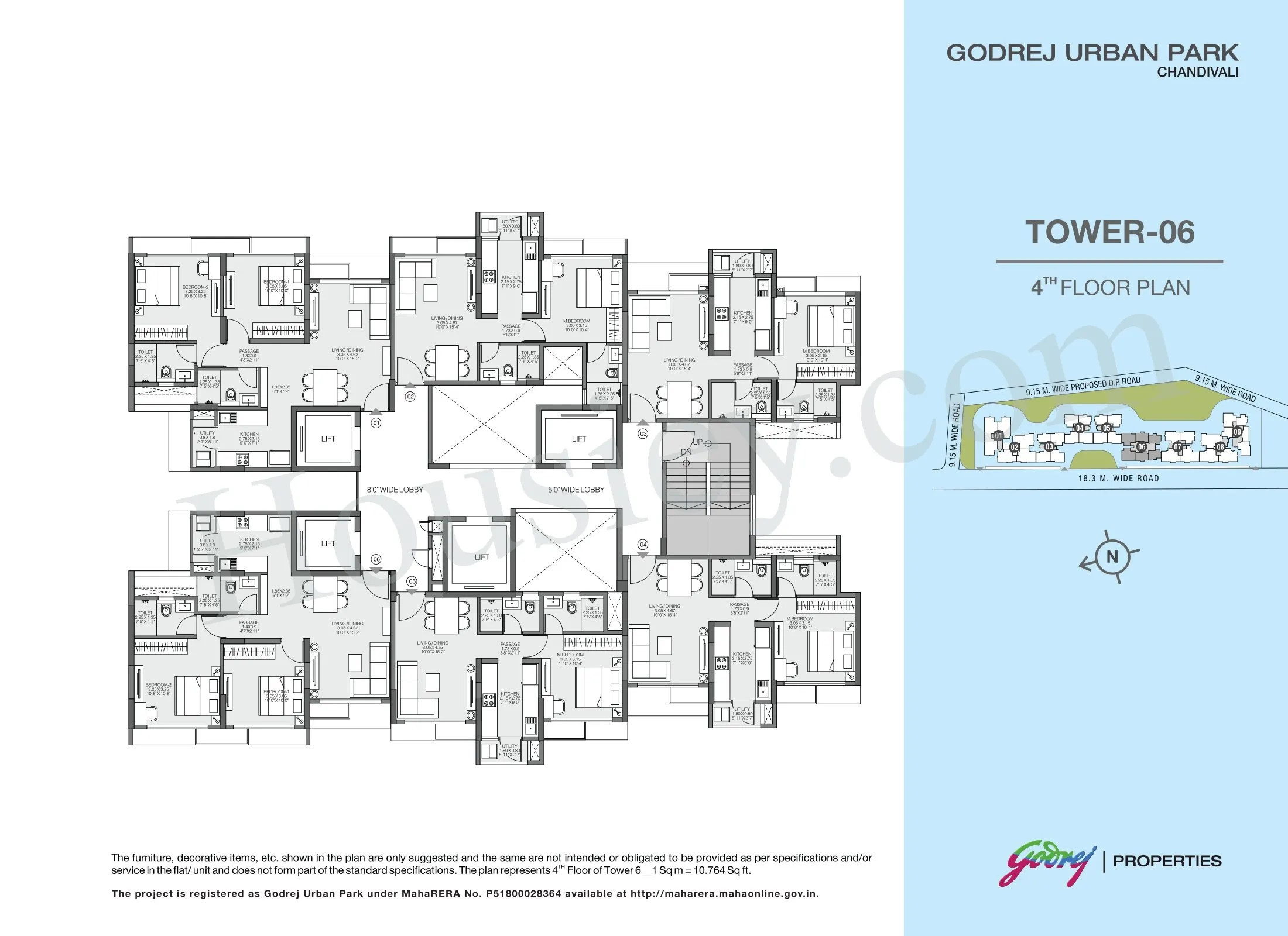 Godrej Urban Park Floor plan 11
