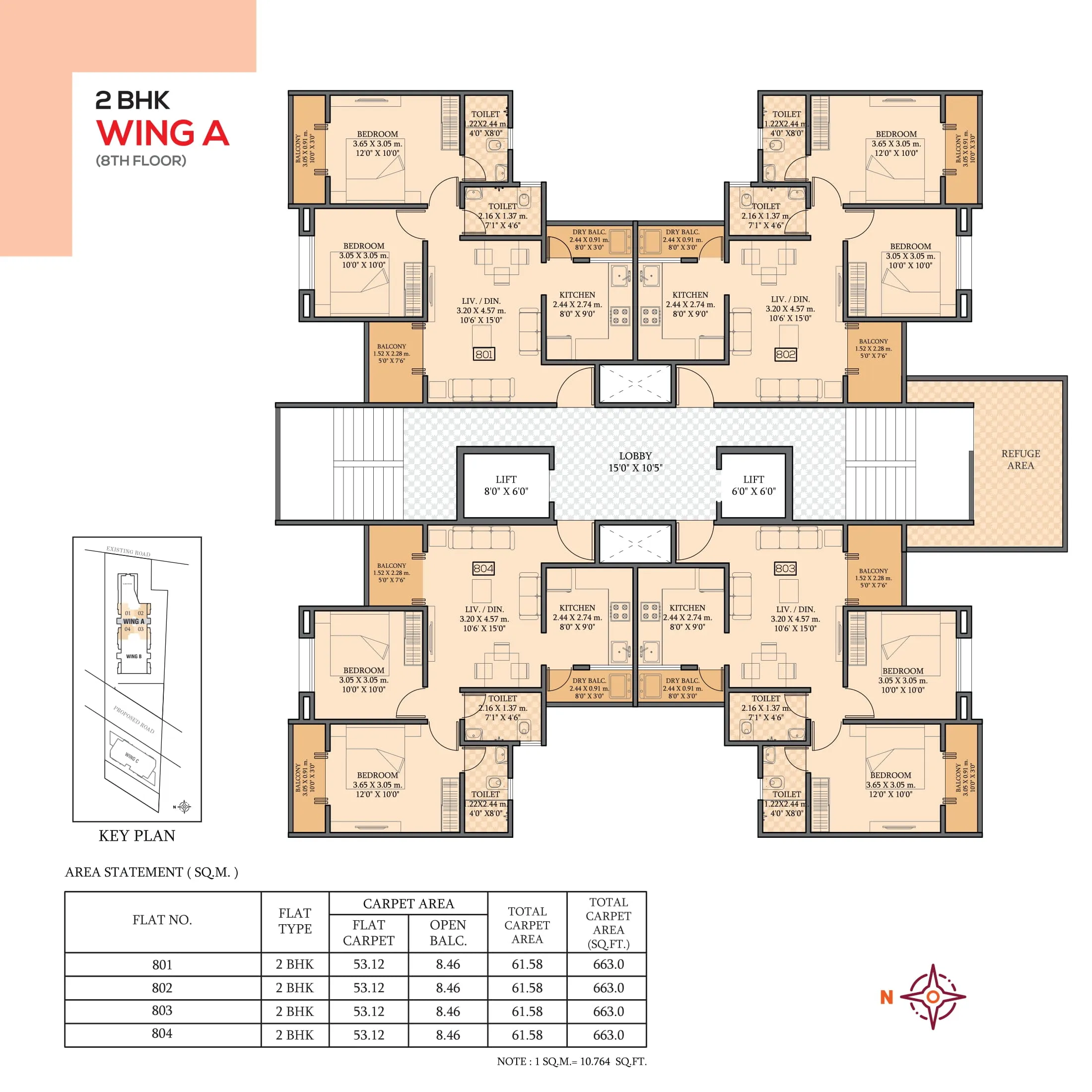Goodwill Fabian Phase-II Floor plan 1
