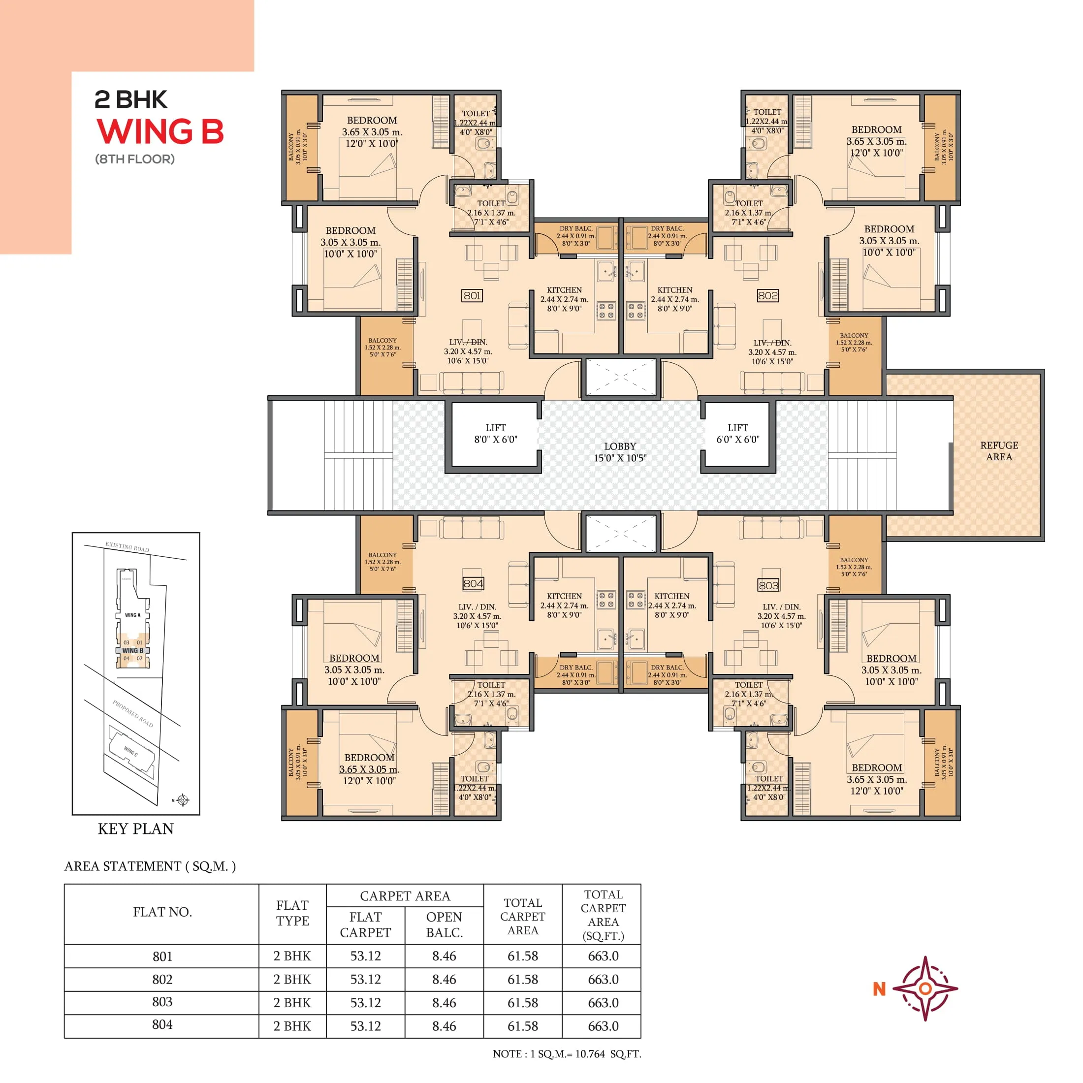 Goodwill Fabian Phase-II Floor plan 3