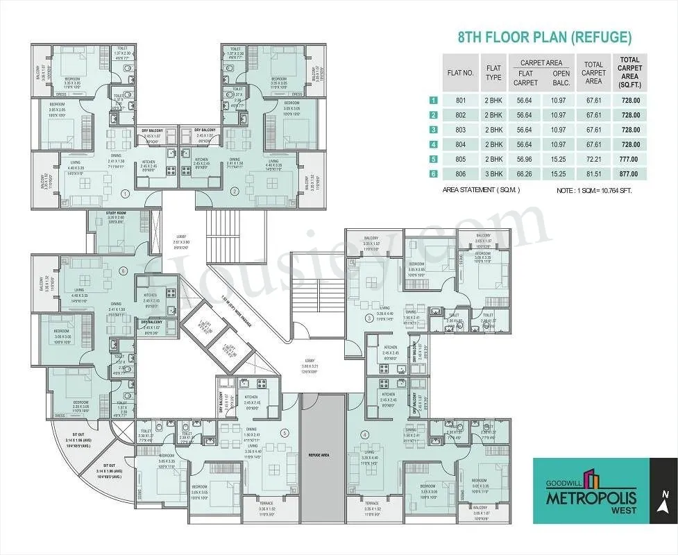 Choice Goodwill Metropolis Floor plan 2