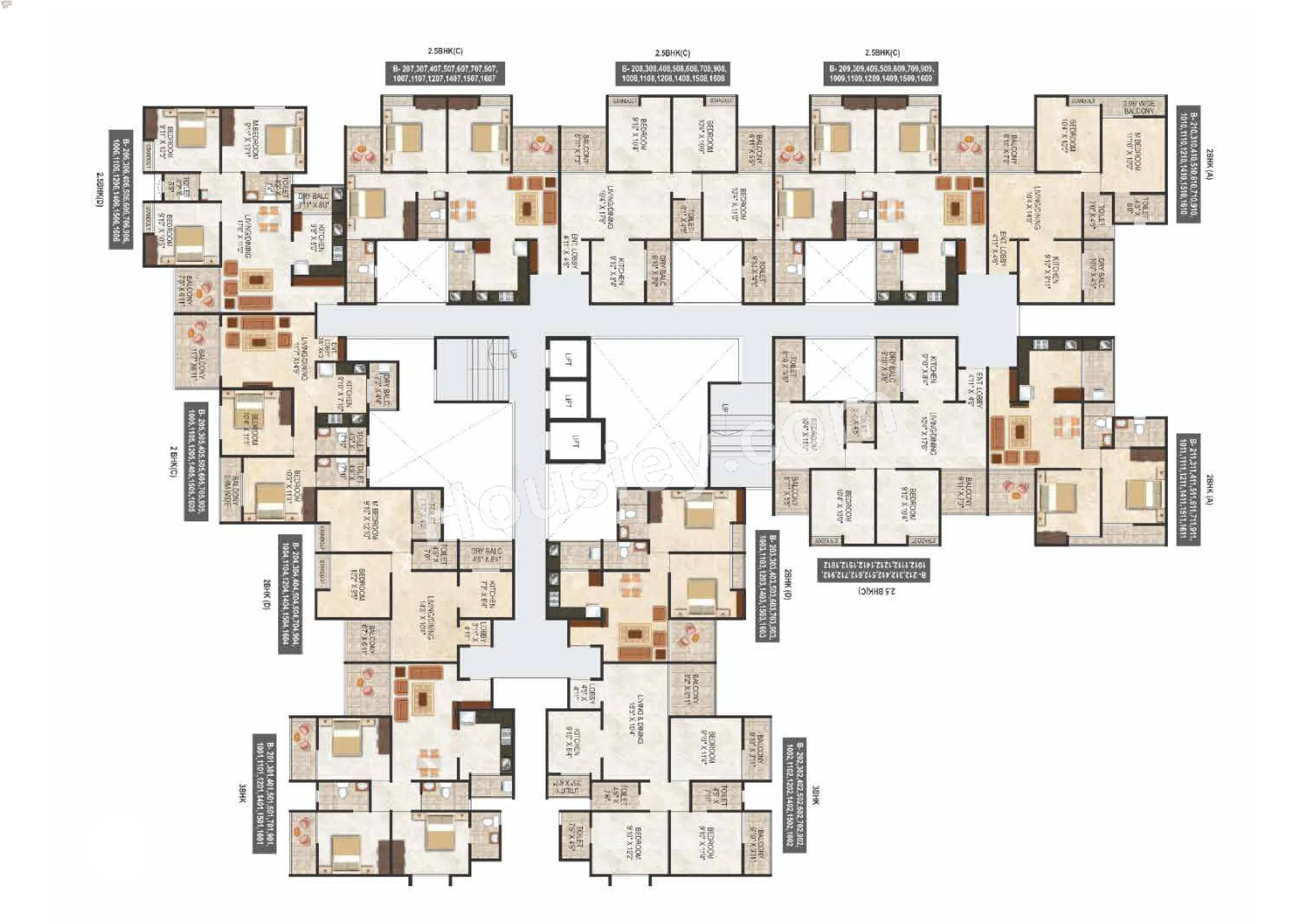 Grand Exotica Floor Plan