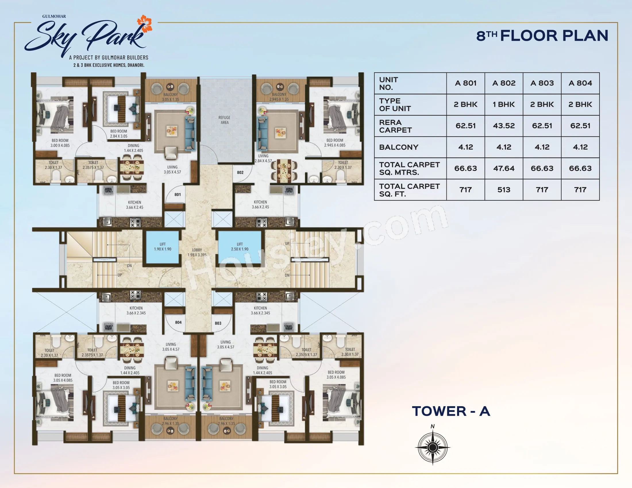 Gulmohar Sky Park Floor plan 5