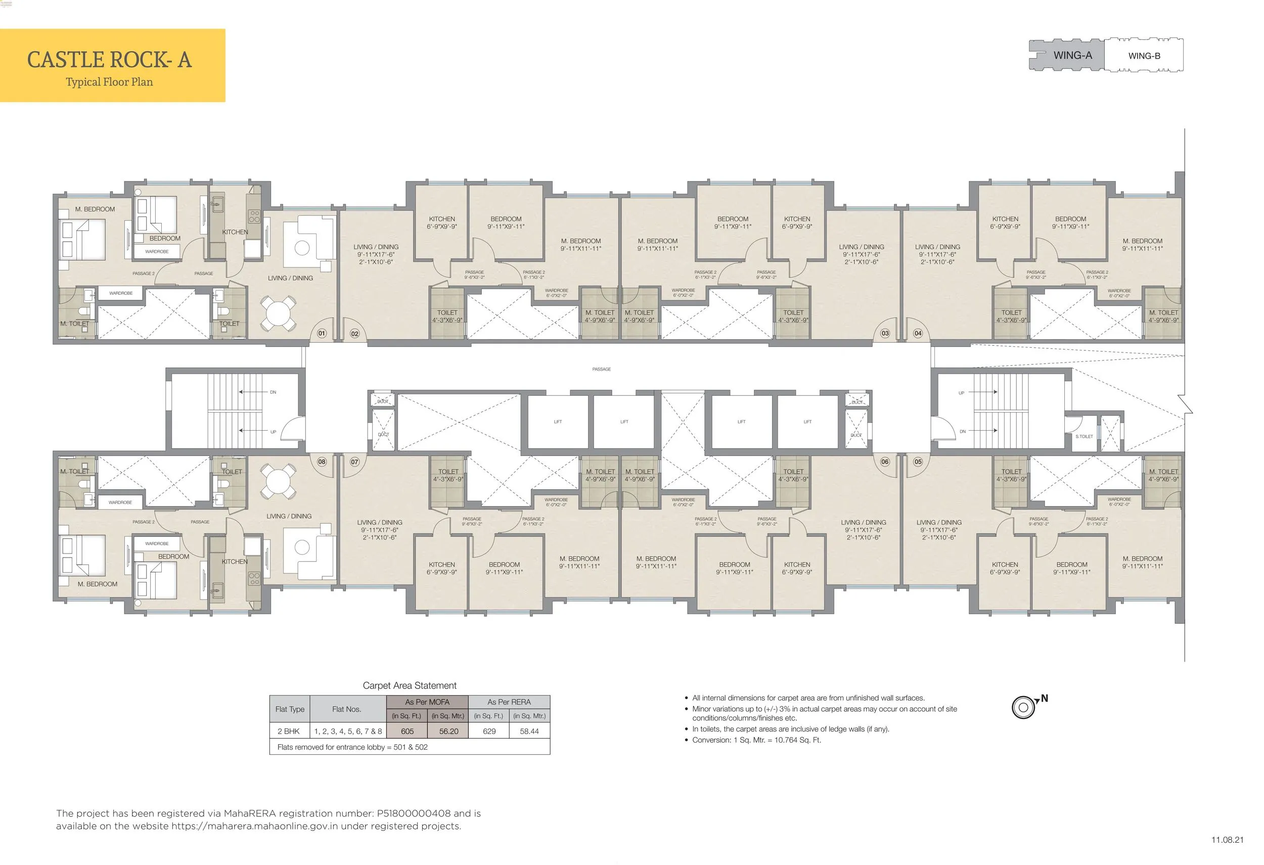 Hiranandani Castle Rock Floor plan 1