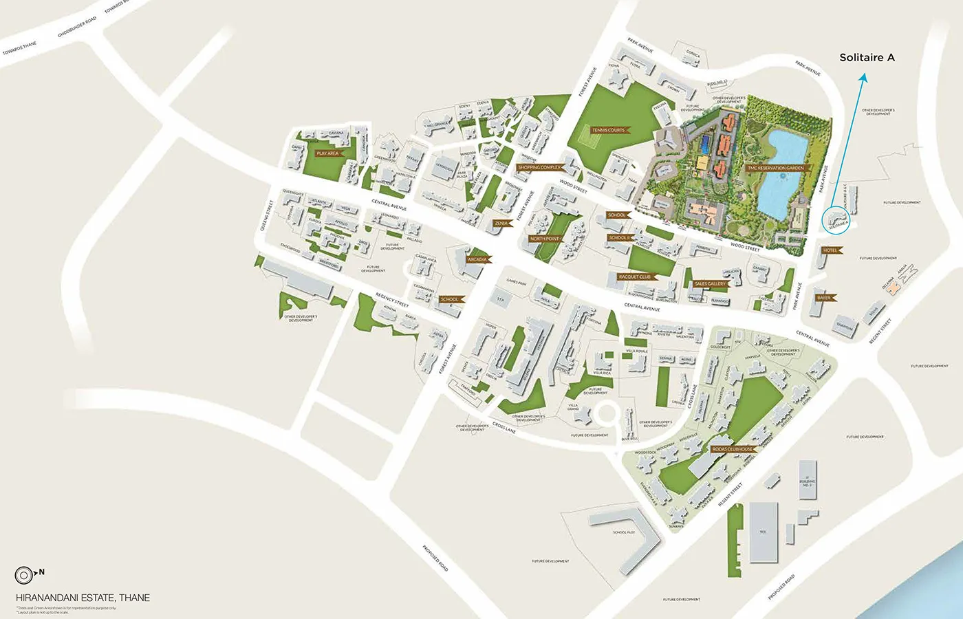 Hiranandani Estate Solitaire Master Plan