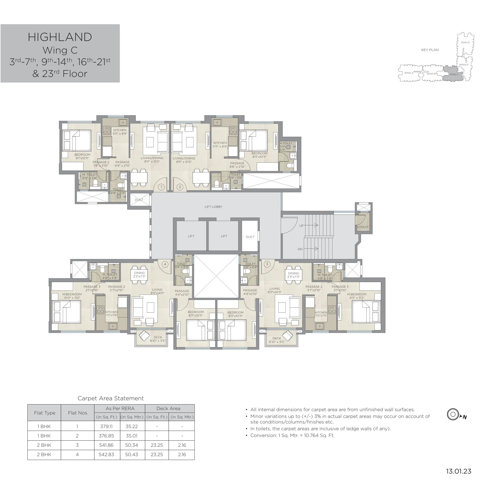 Hiranandani Highland Floor plan 2