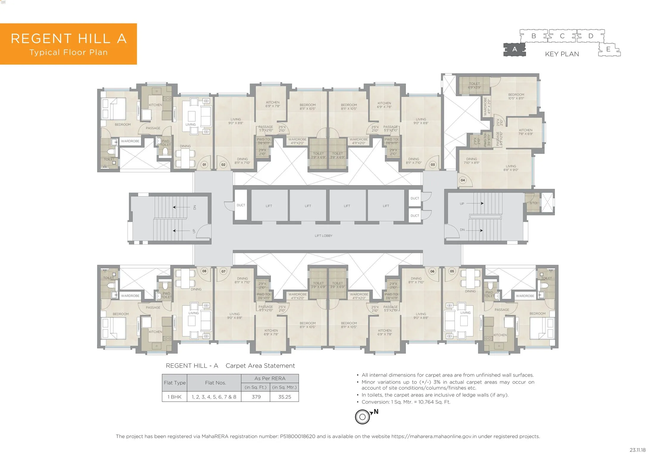 Hiranandani Regent Hill Floor plan 5