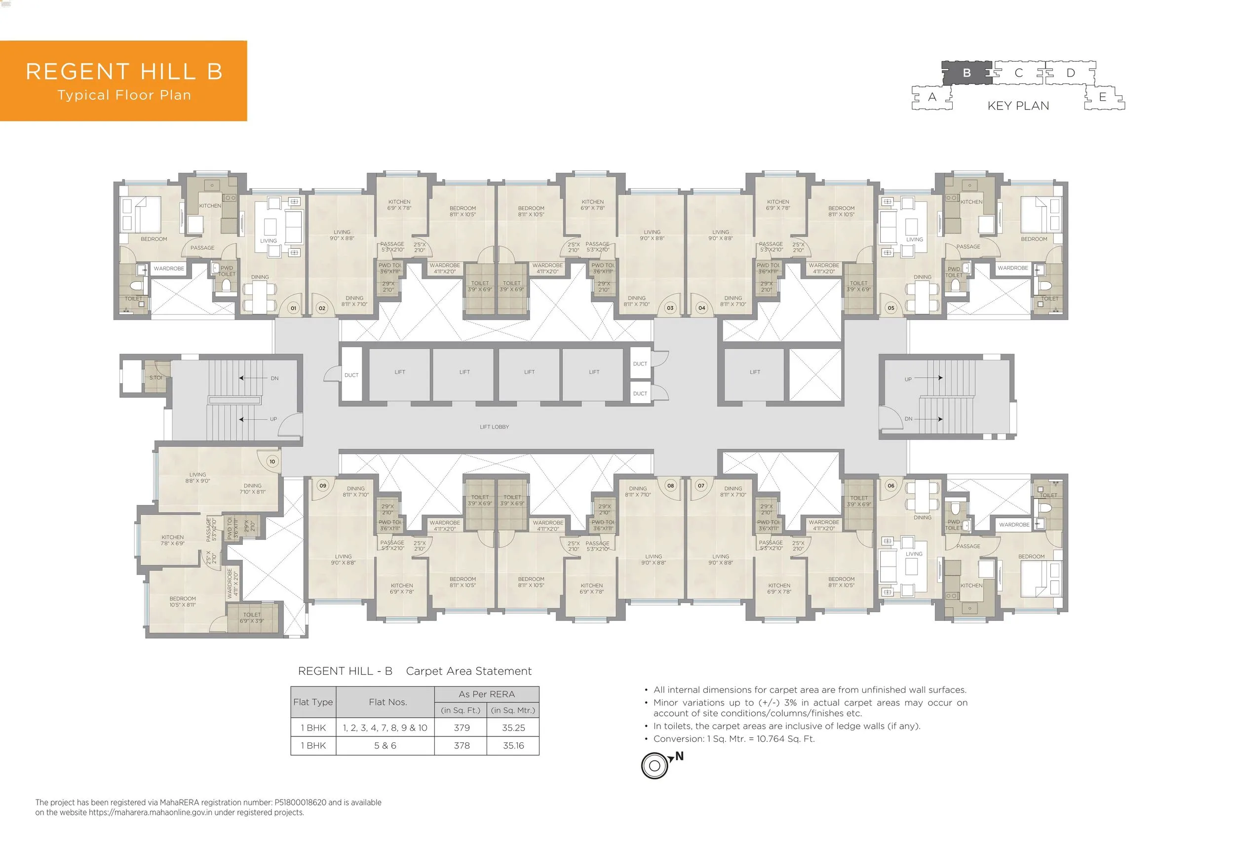 Hiranandani Regent Hill Floor plan 1