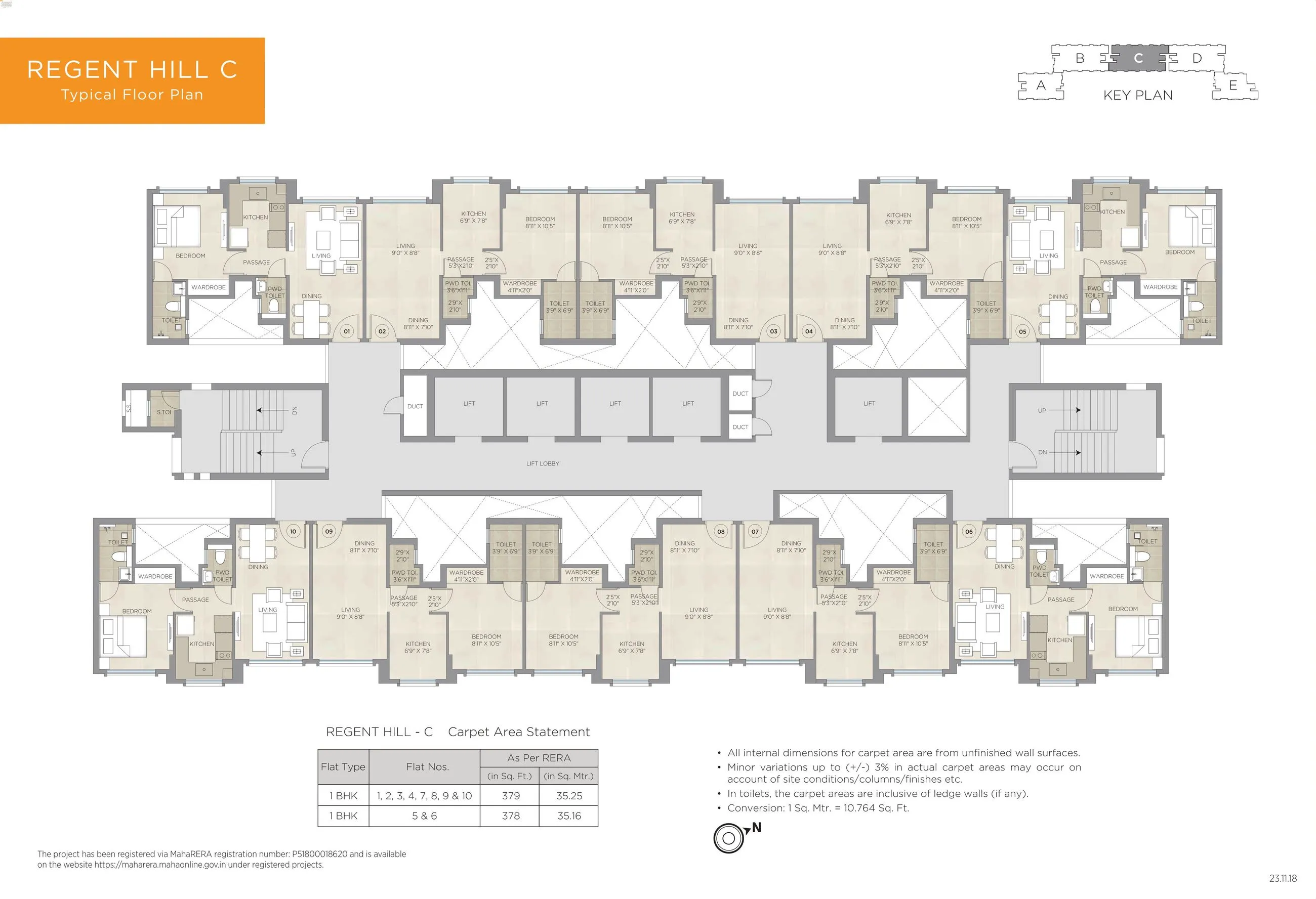 Hiranandani Regent Hill Floor plan 2
