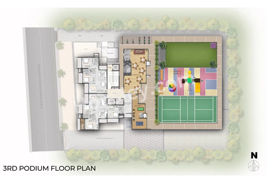 Hirani Pride Floor plan 1
