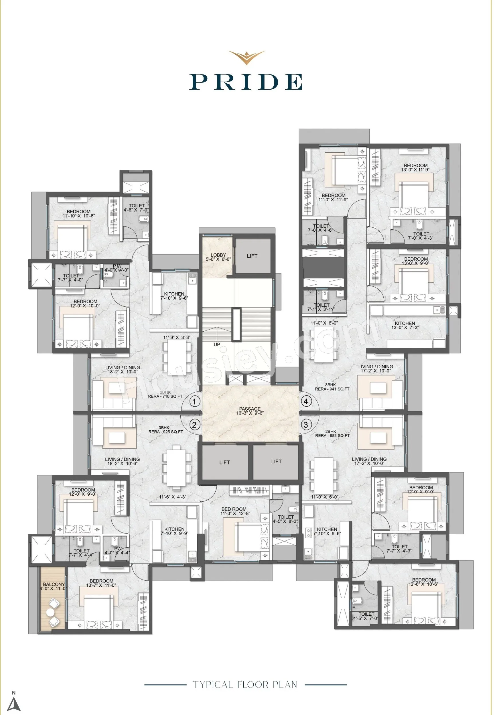 Hirani Pride Floor Plan