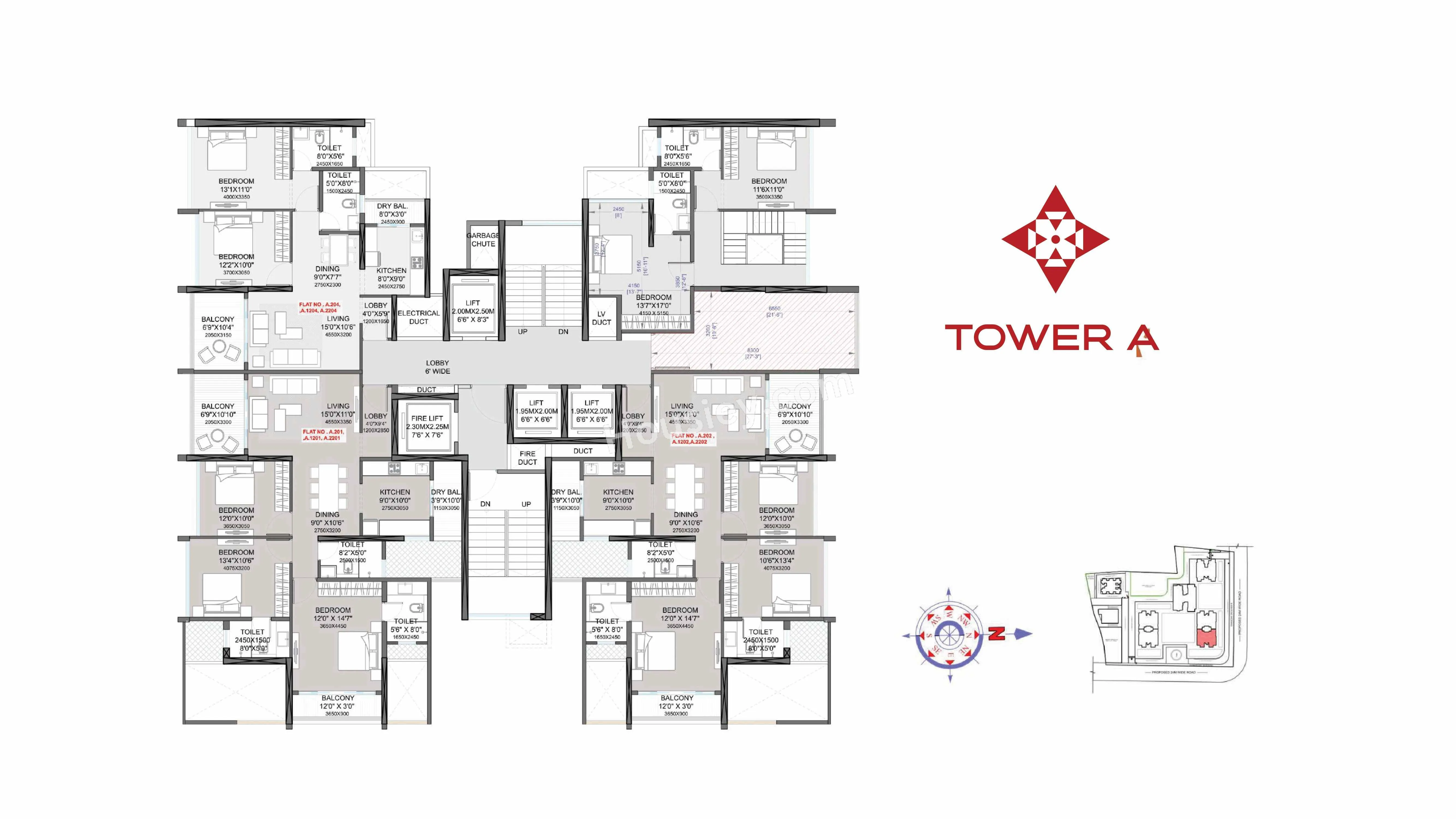 Holystico Astrana Floor plan 2