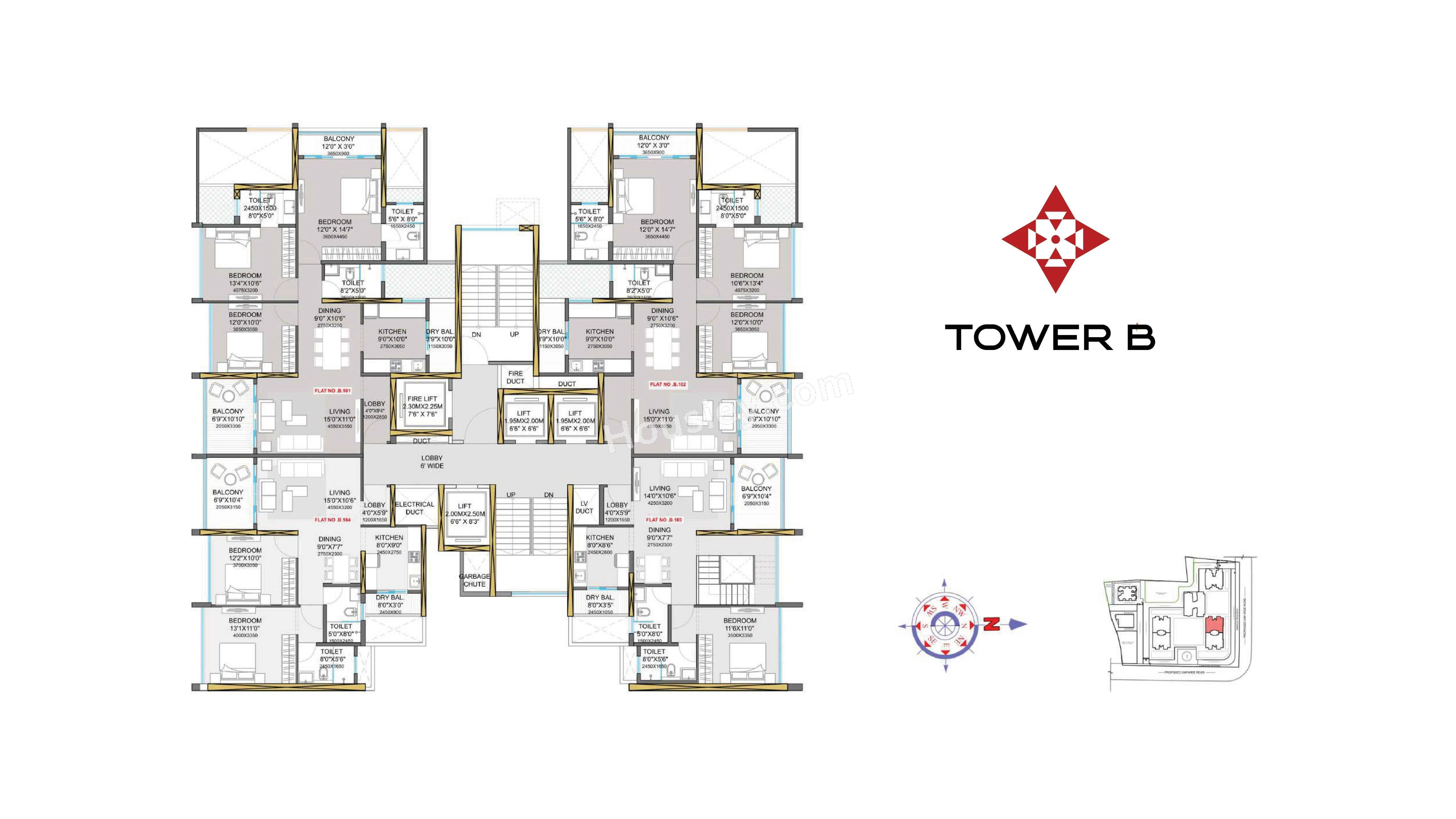 Holystico Astrana Floor plan 1
