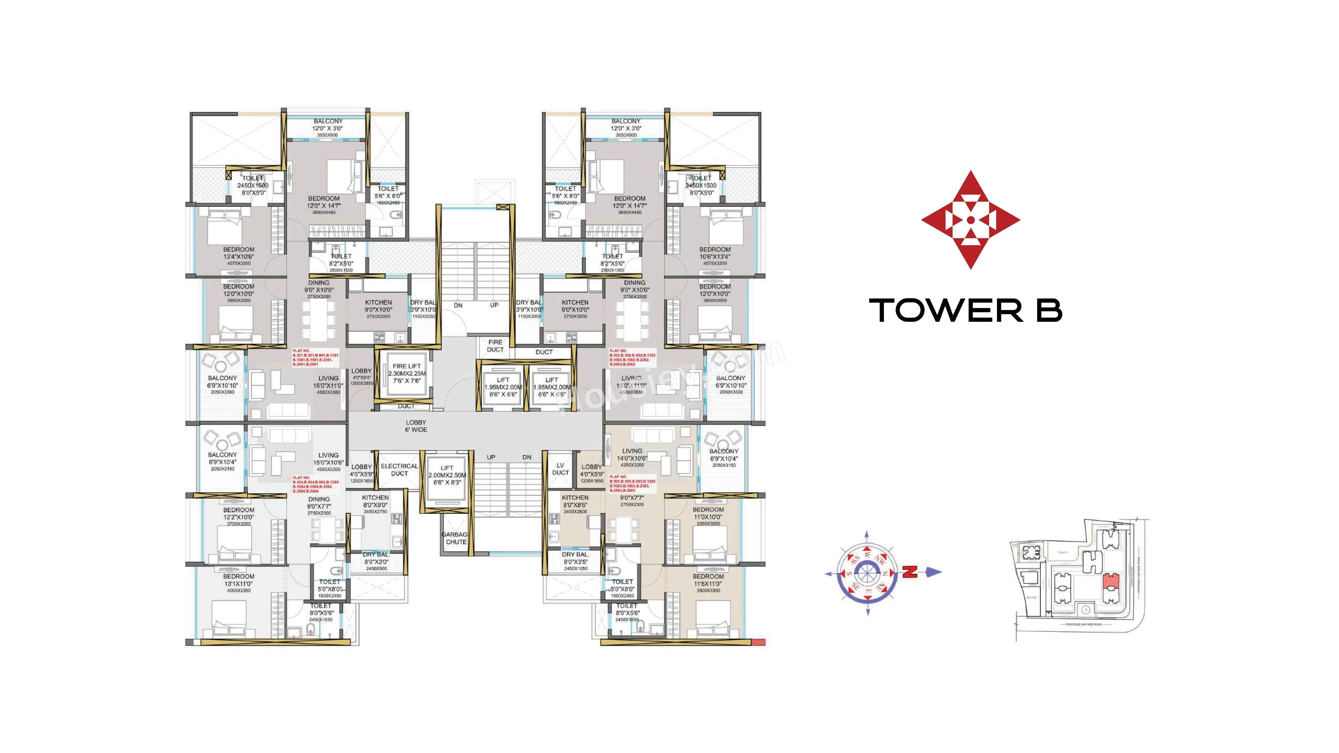 Holystico Astrana Floor plan 3