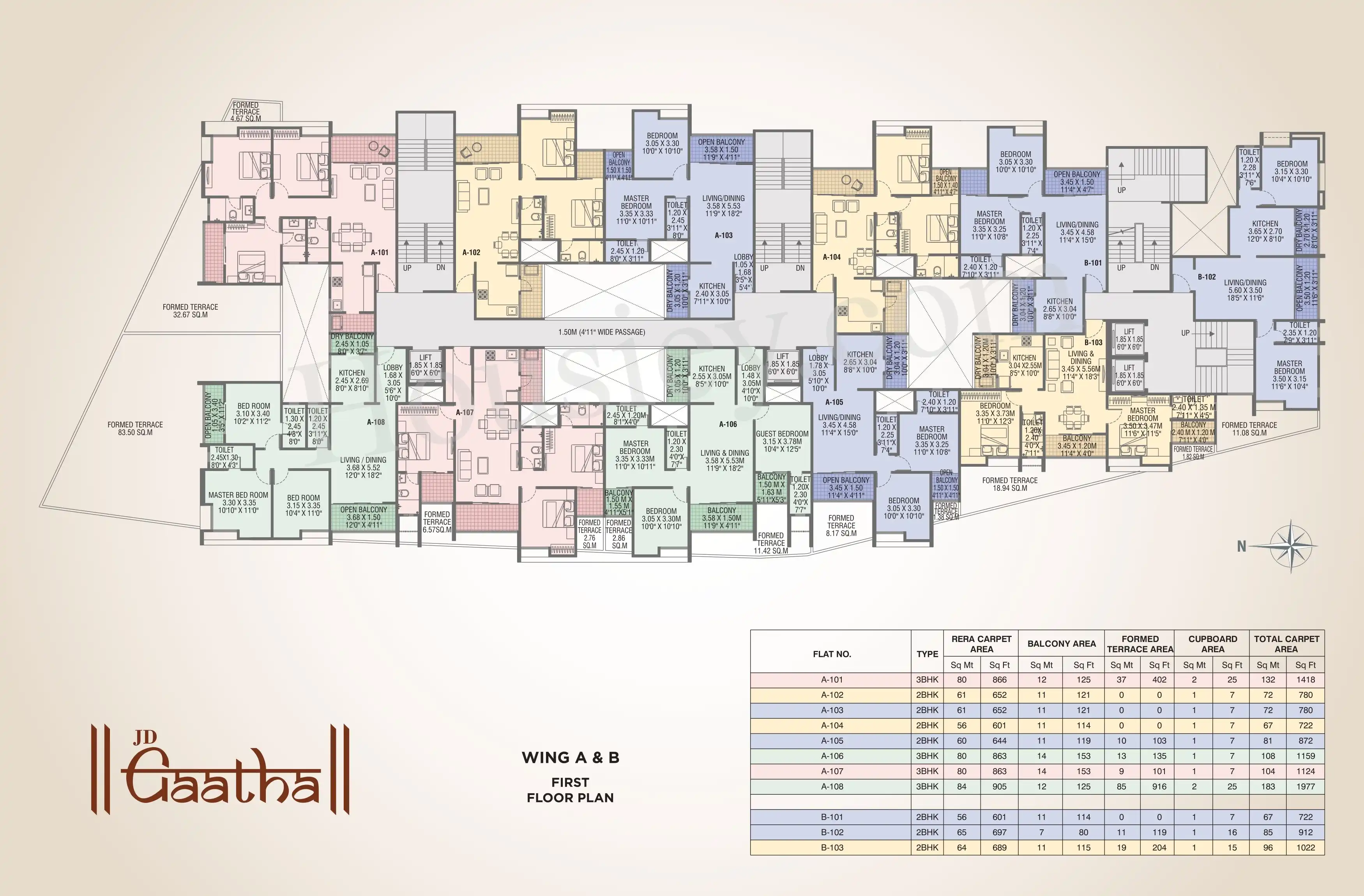 JD Gaatha Floor plan 1