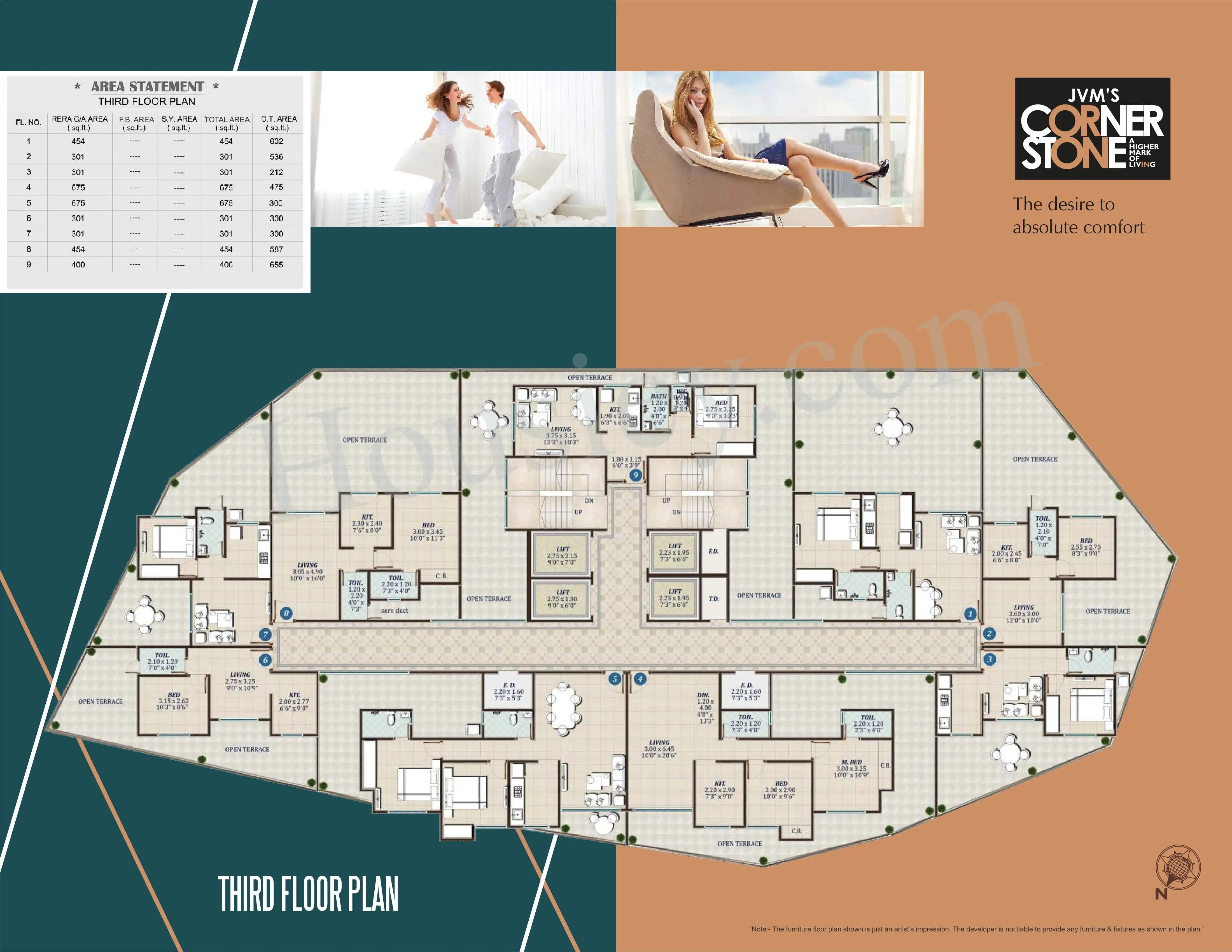 JVM Corner Stone Floor plan 1