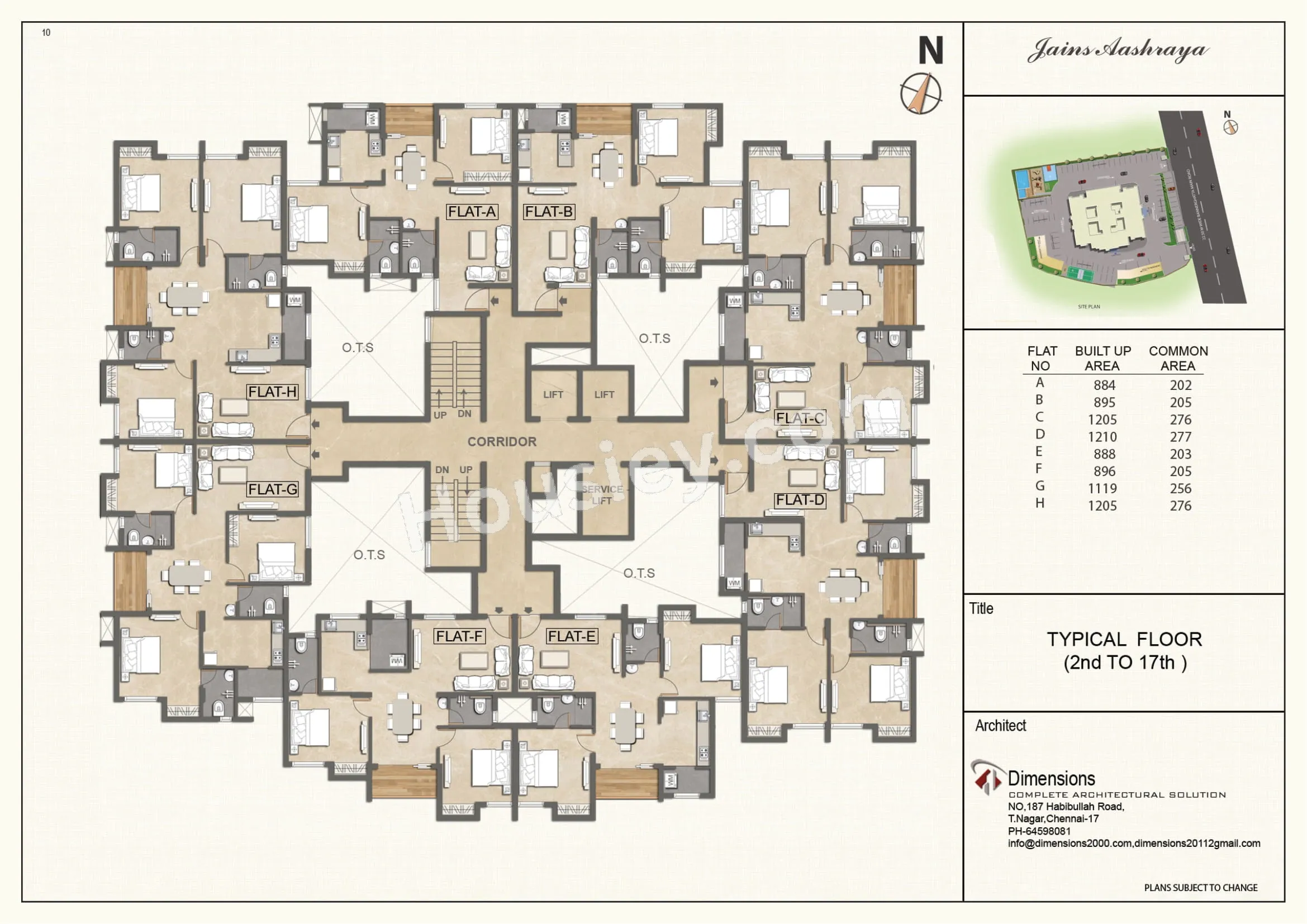 Jains Aashraya Floor plan 2