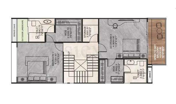 Jhamtani Ace Villas Floor Plan
