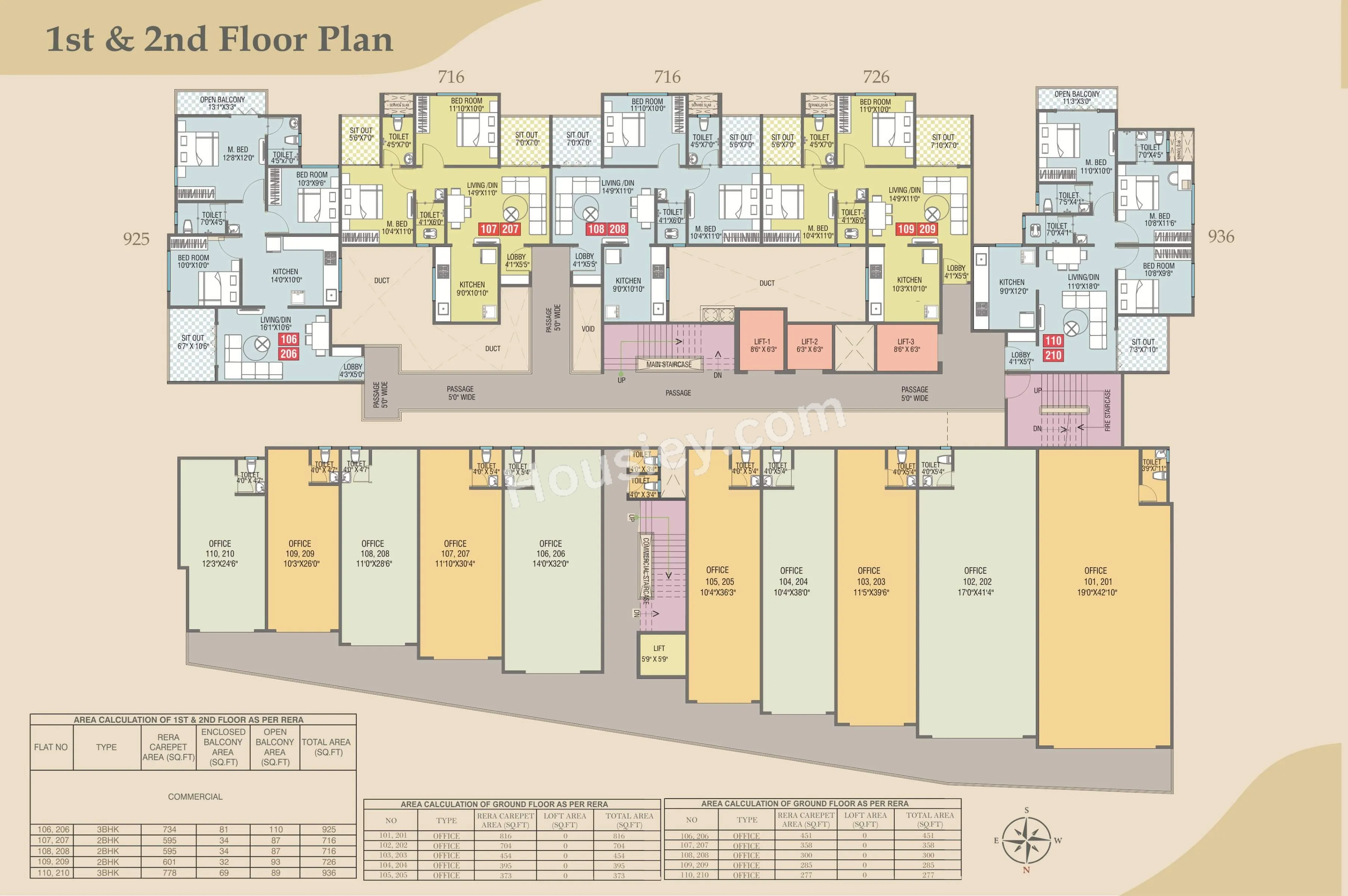 Krupasindhu Town Square Floor plan 1