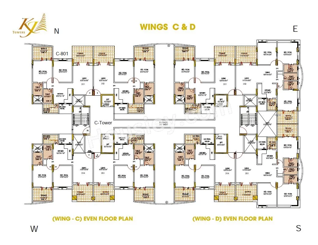KJ Towers Floor plan 3