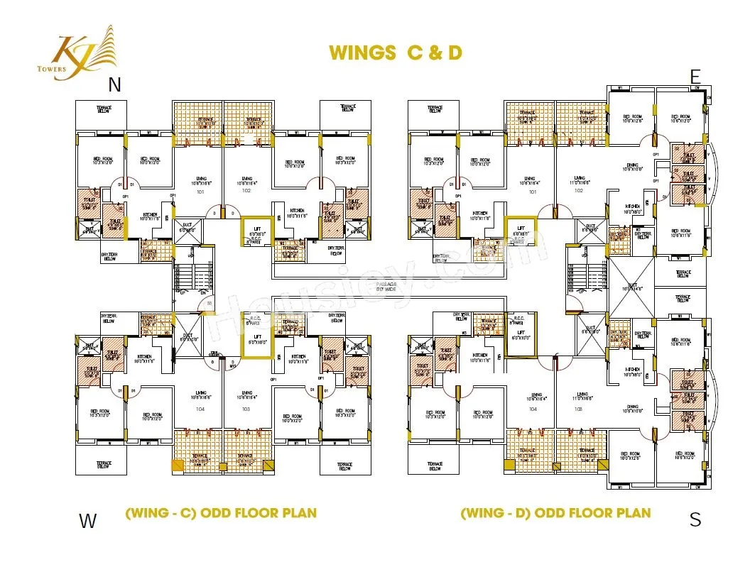 KJ Towers Floor plan 4
