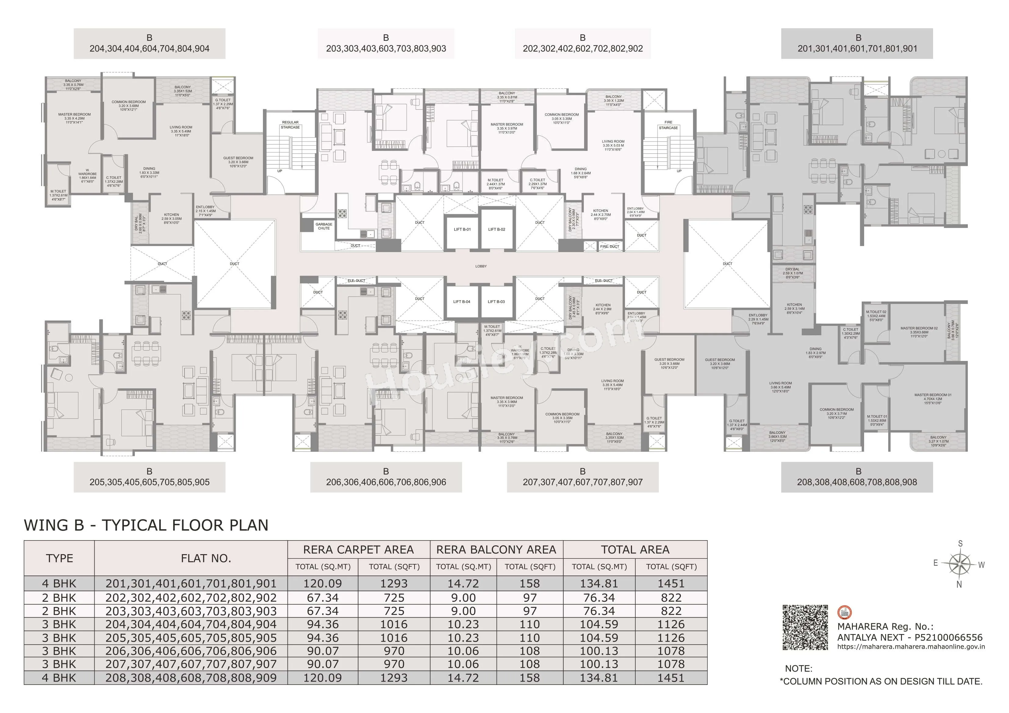 KLB Antalya Next Floor plan 3