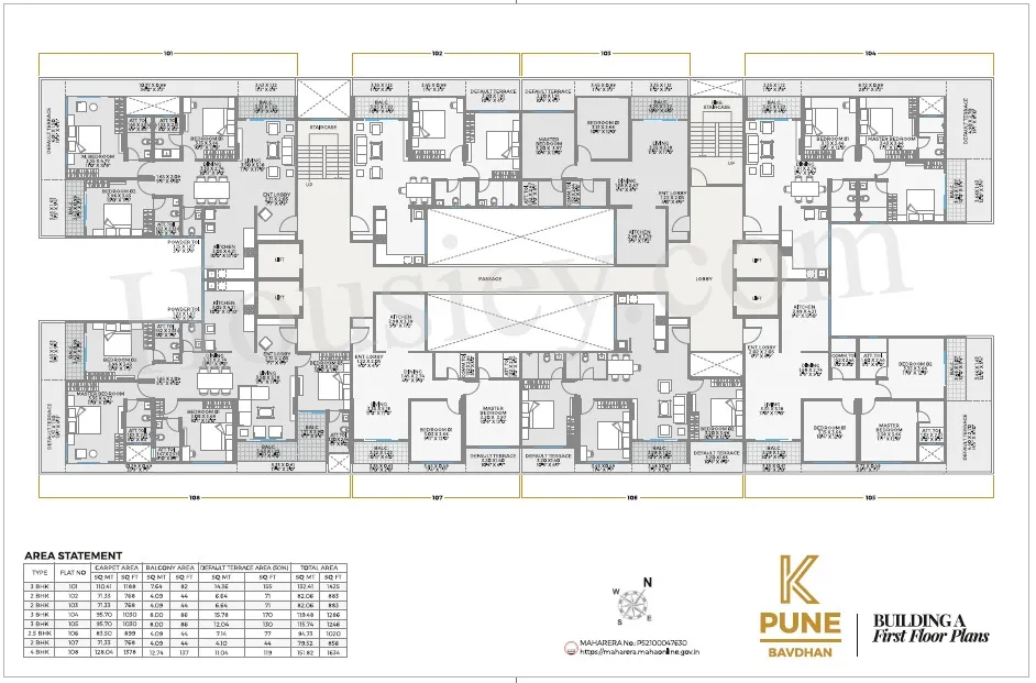Unique K Pune Floor plan 2