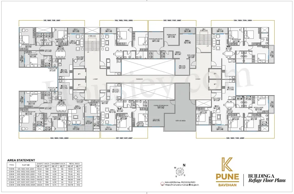 Unique K Pune Floor plan 1