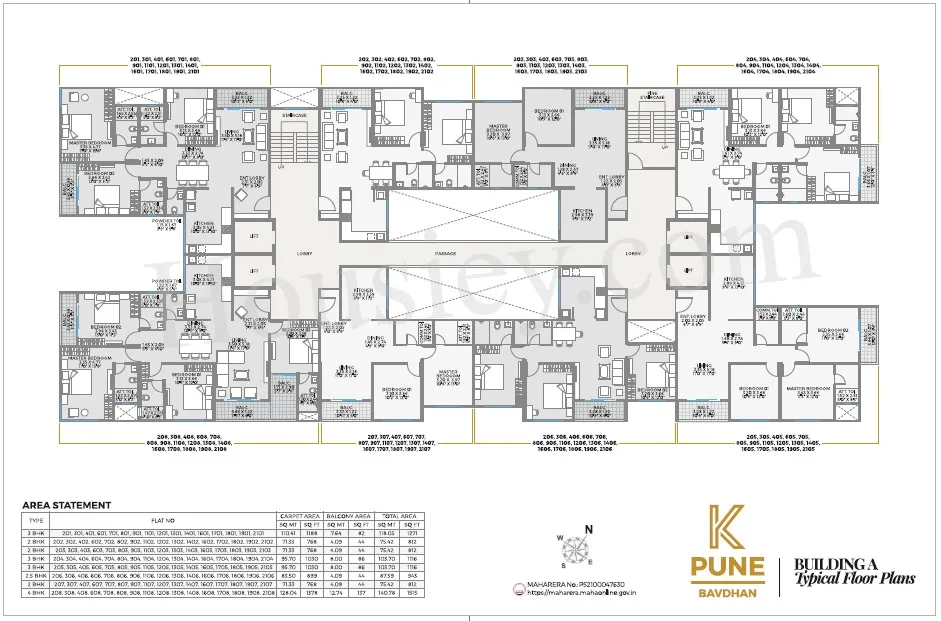 Unique K Pune Floor plan 3