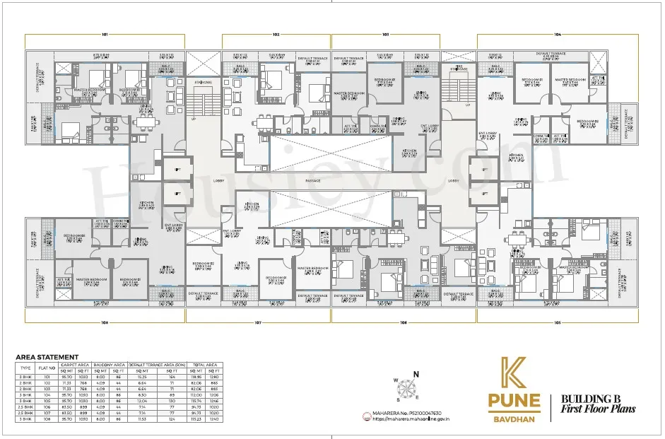 Unique K Pune Floor plan 4
