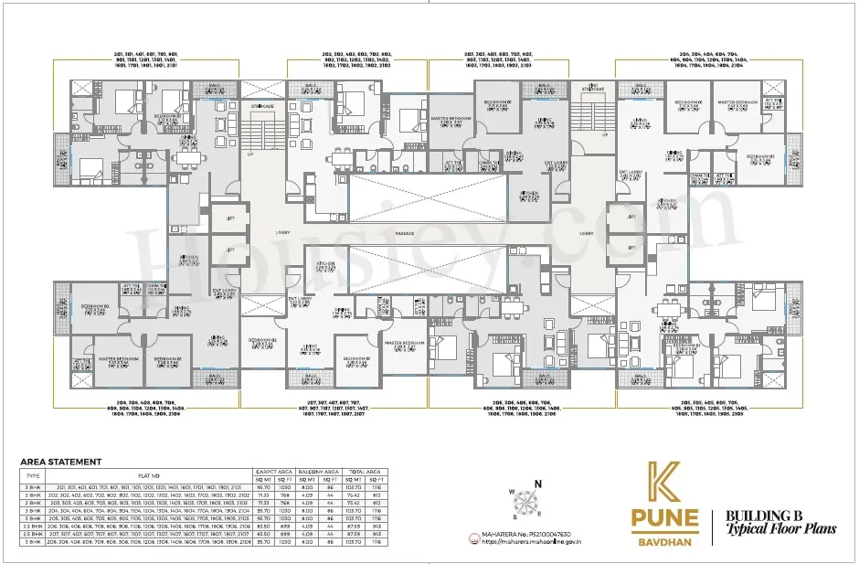 Unique K Pune Floor plan 6