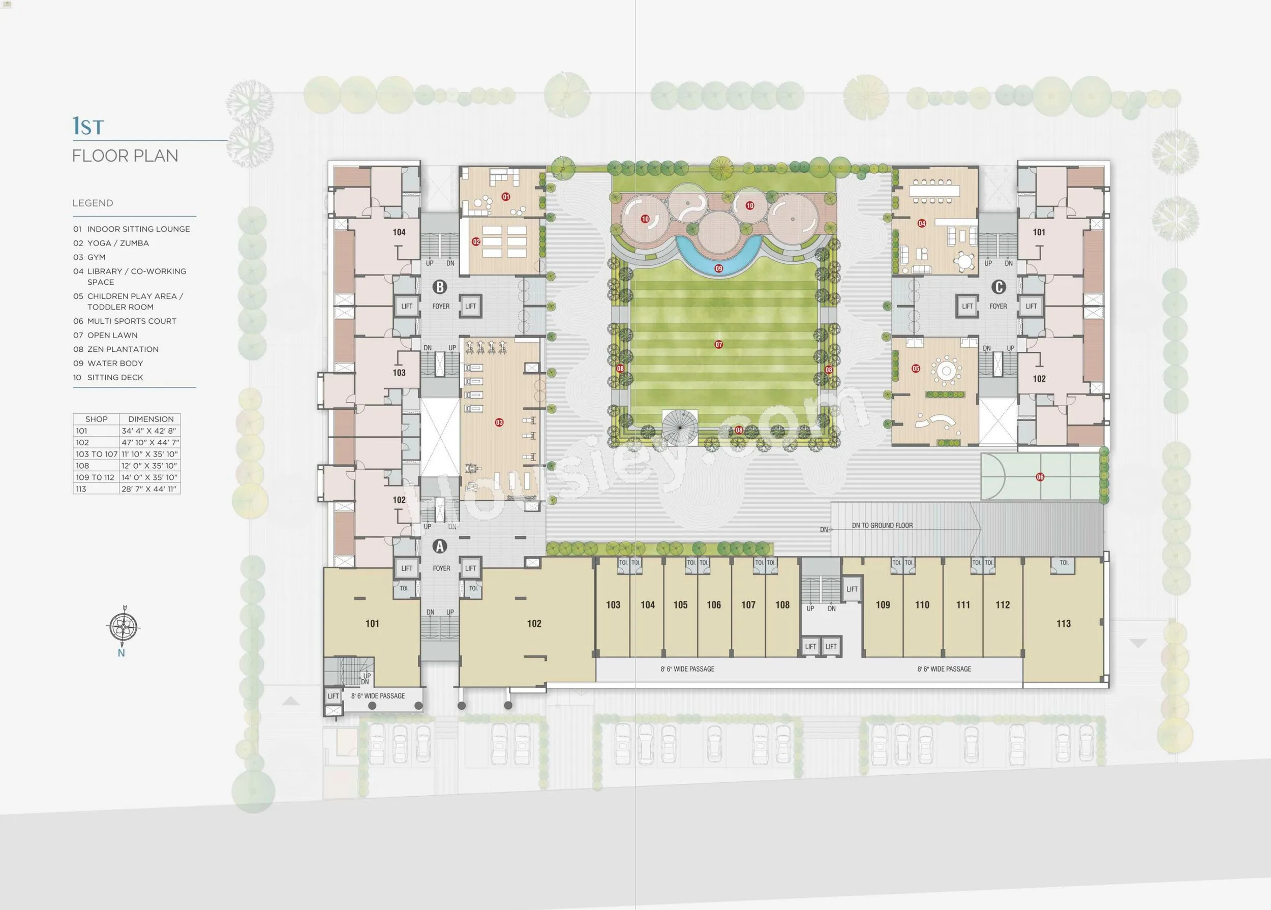Kaavyaratna The Balcony Floor plan 2