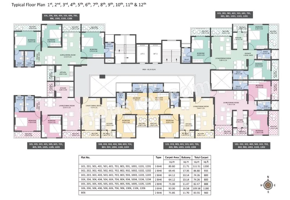 Kakkad Kailash Kutir Floor plan 2