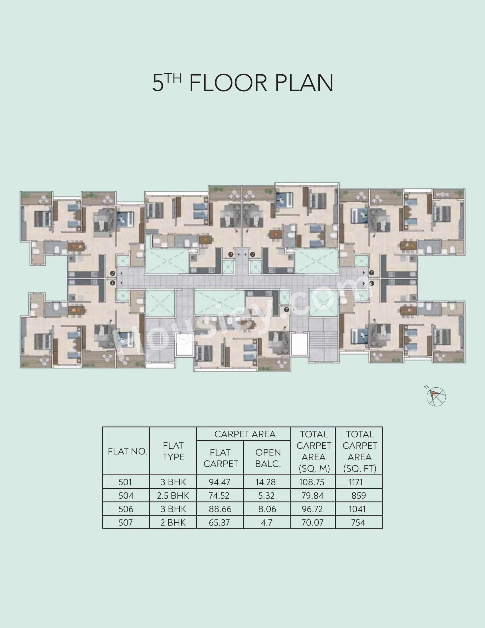 Kakade Paradise Floor plan 2