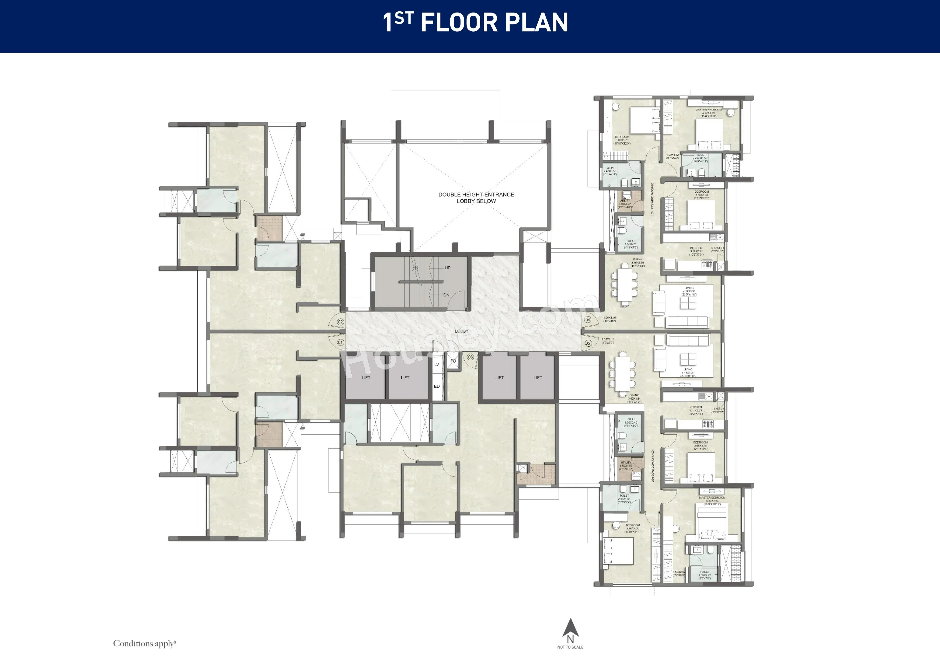 Kalpataru Imperia Floor plan 1