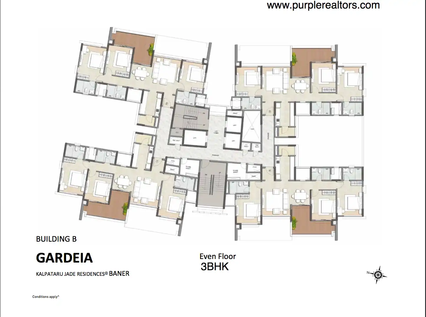 Kalpataru Jade Floor plan 1