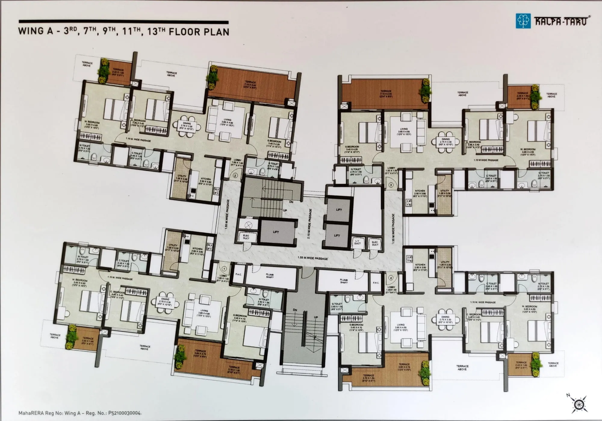 Kalpataru Jade Floor plan 2