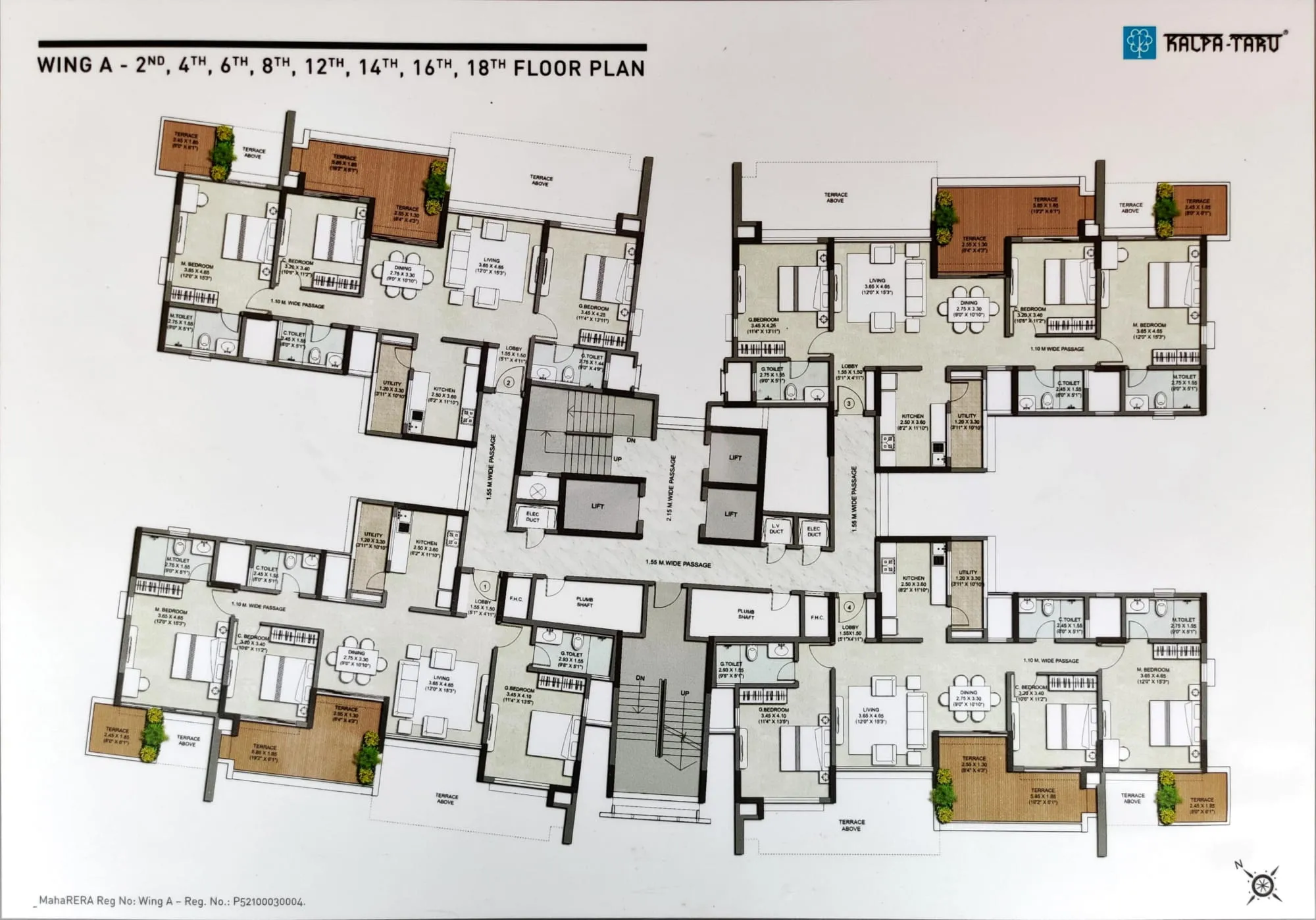 Kalpataru Jade Floor plan 3