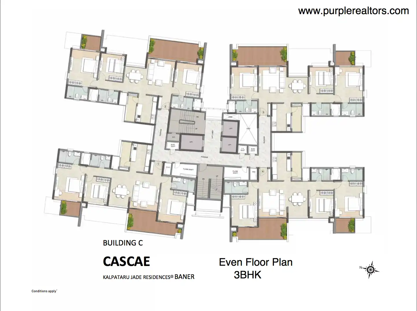 Kalpataru Jade Floor plan 5