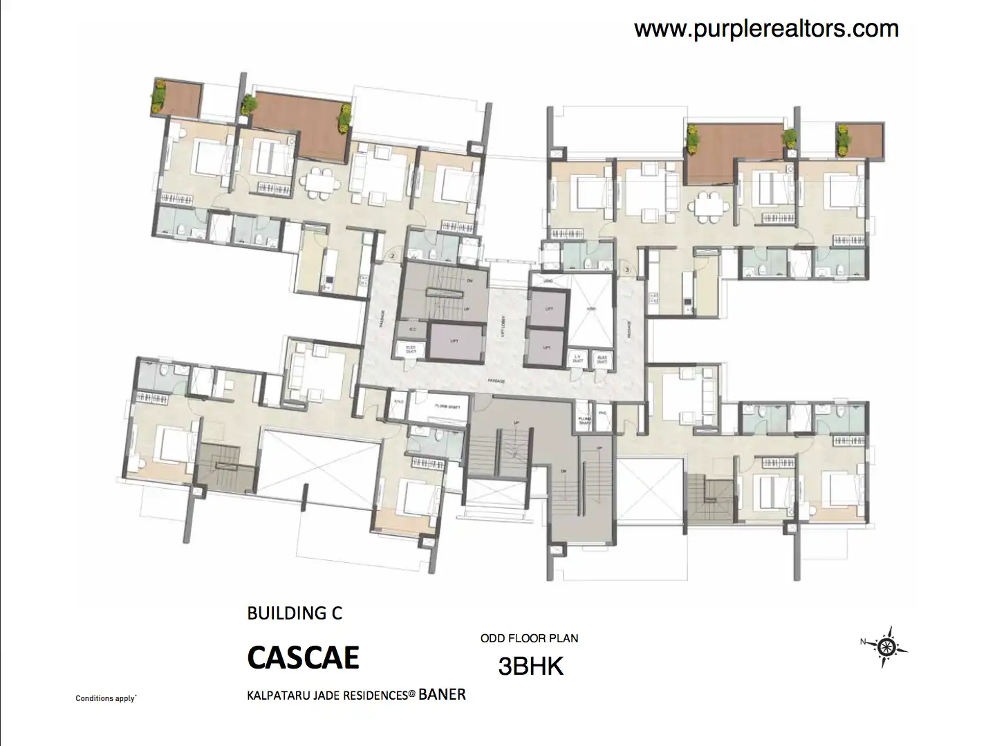 Kalpataru Jade Floor plan 6