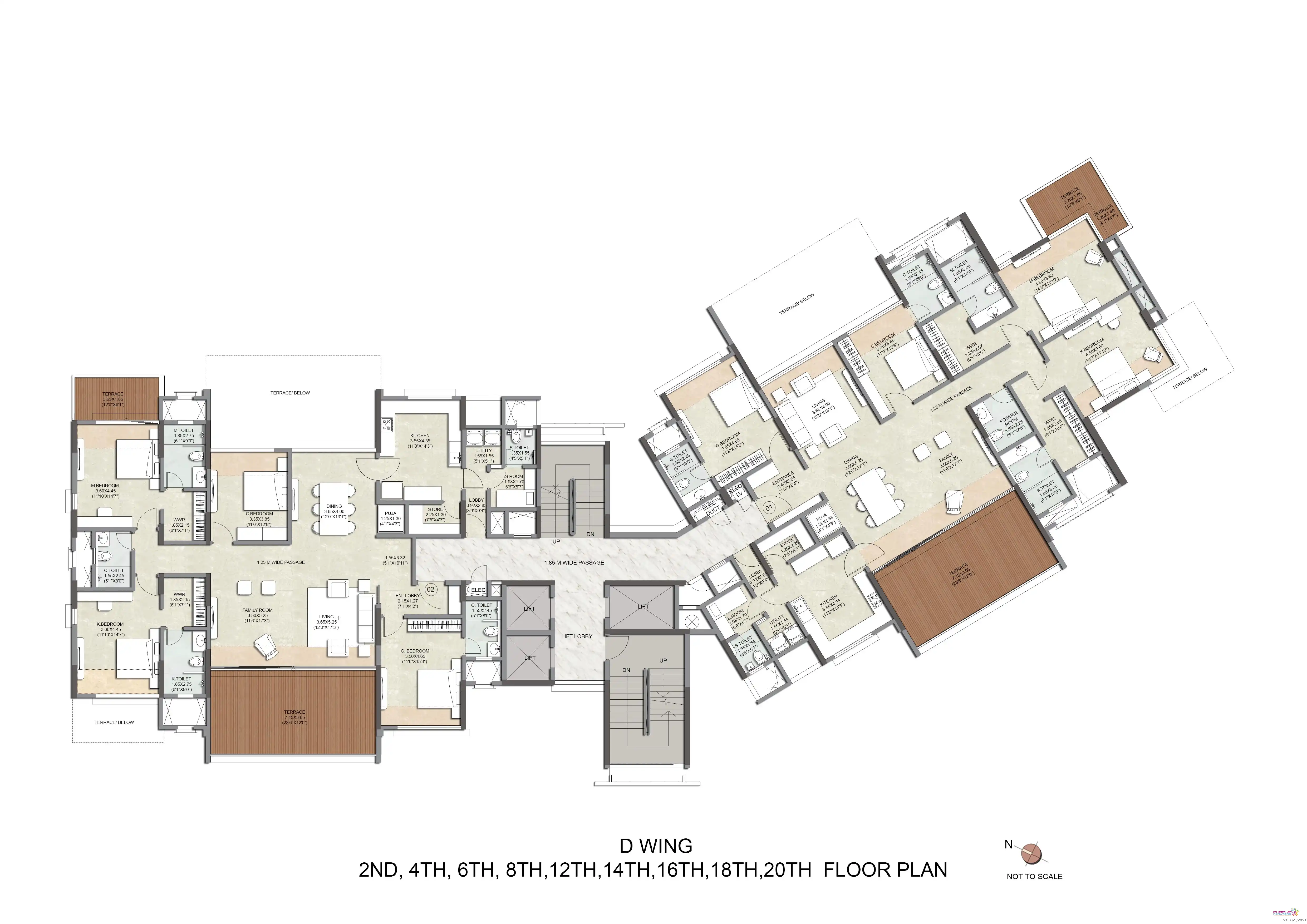 Kalpataru Jade Floor plan 8