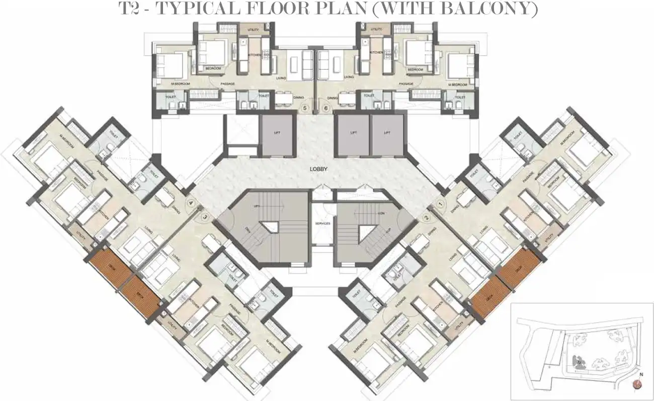 Kalpataru Paramount Floor plan 2