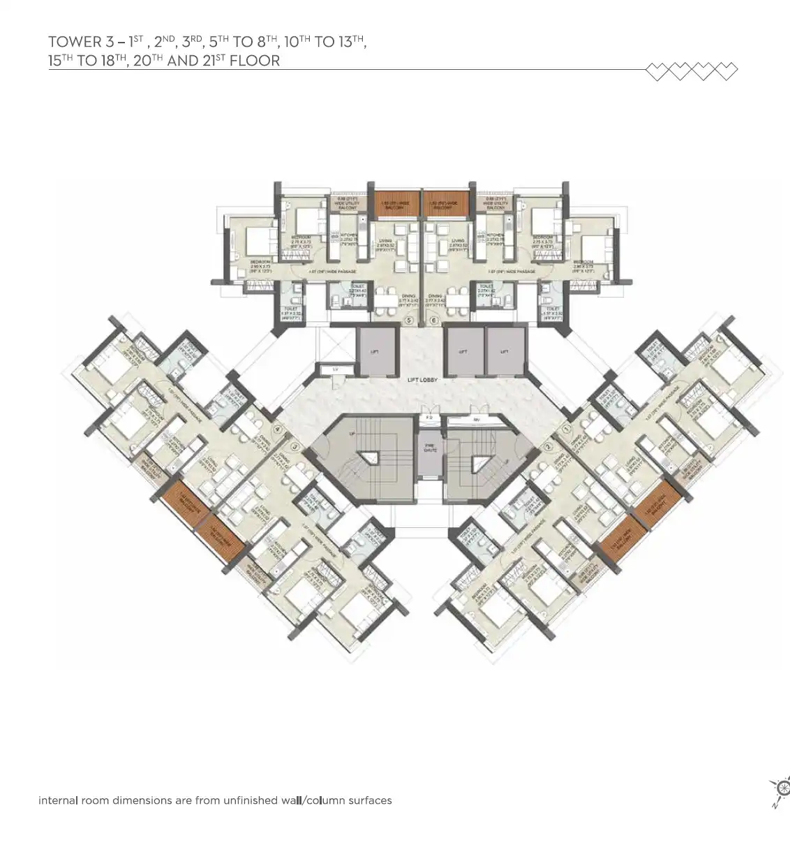 Kalpataru Paramount Floor plan 1