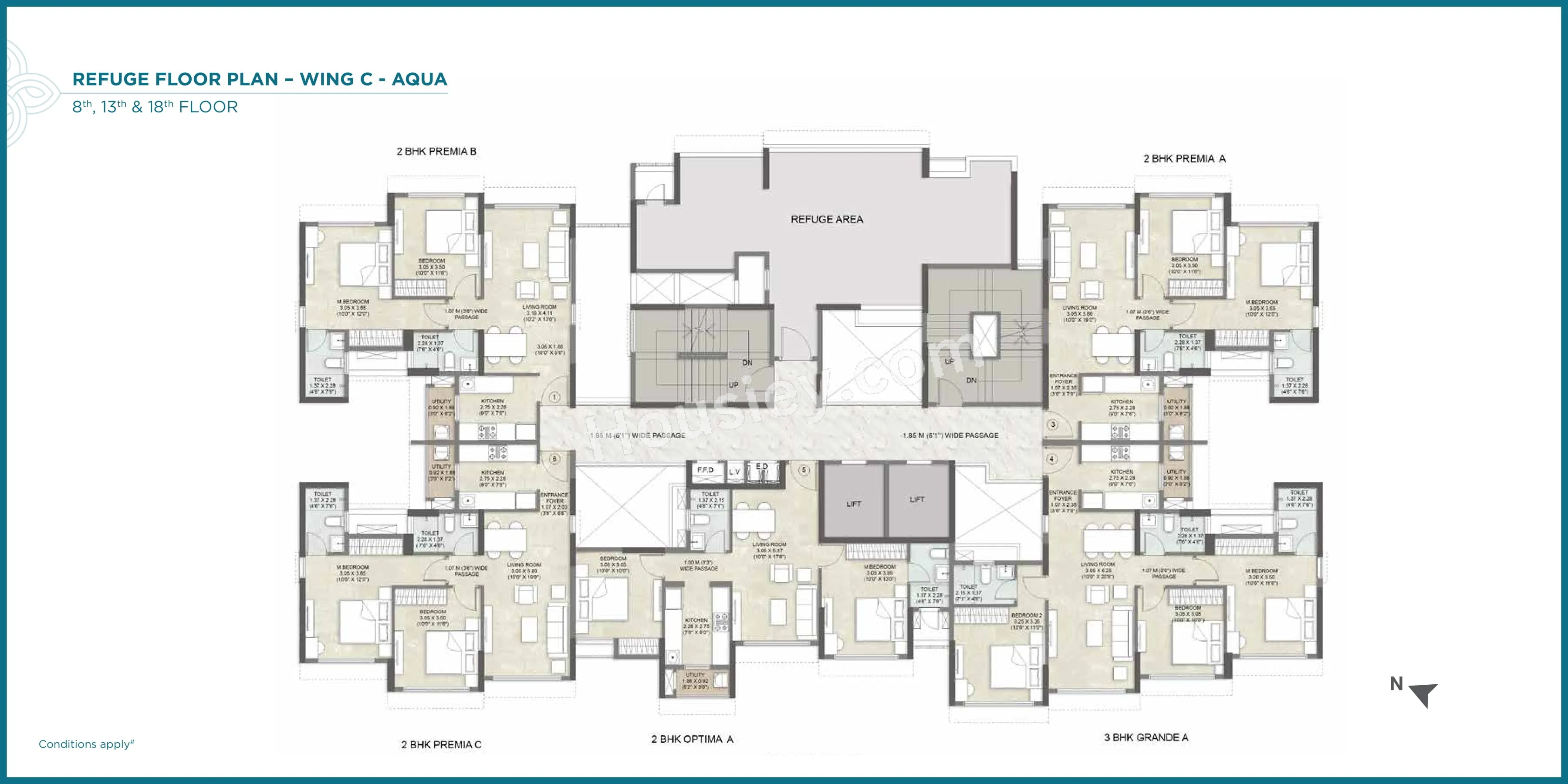 Kalpataru Park Riviera Floor plan 3